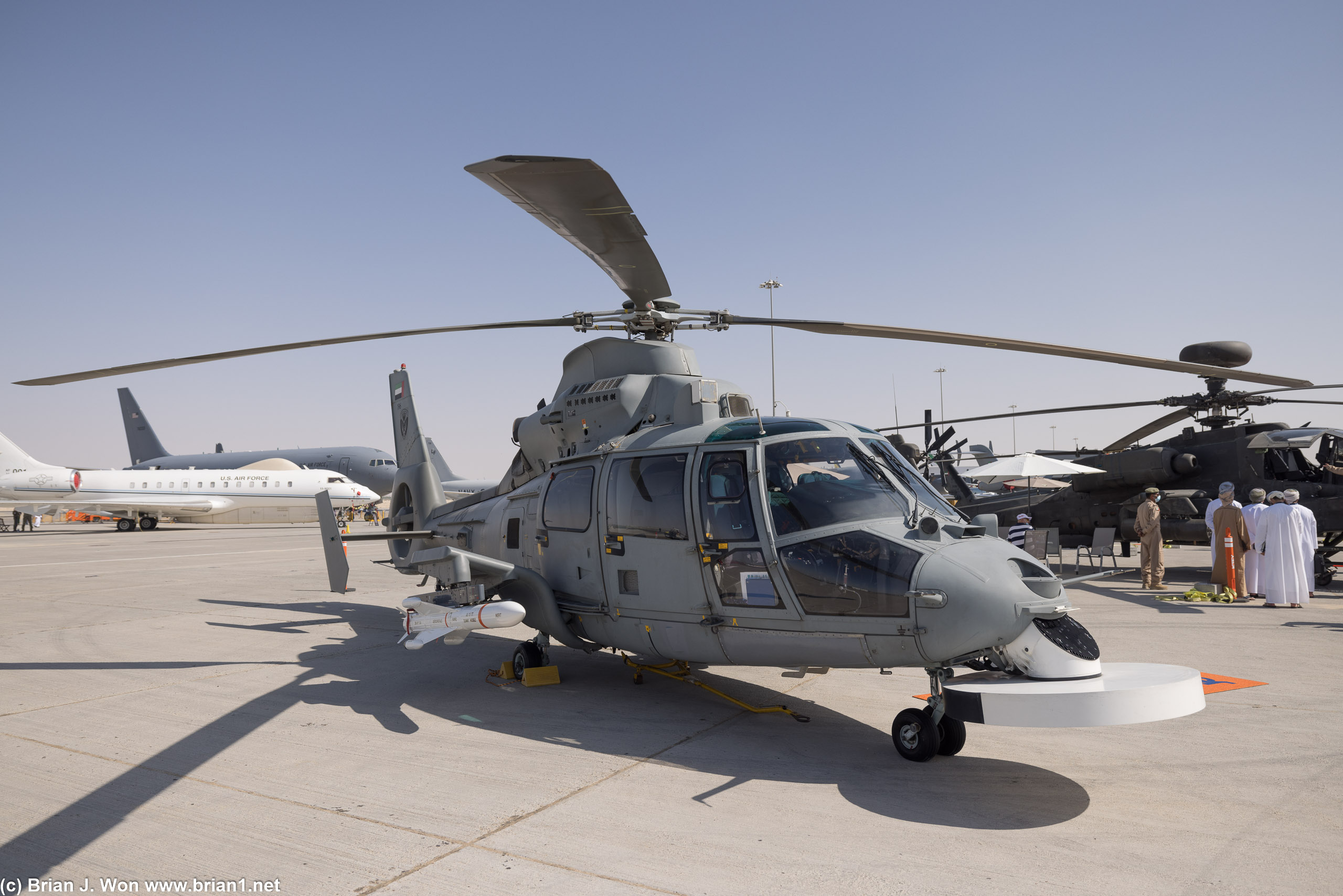 Eurocopter AS565 with AS.15TT anti-ship missile.