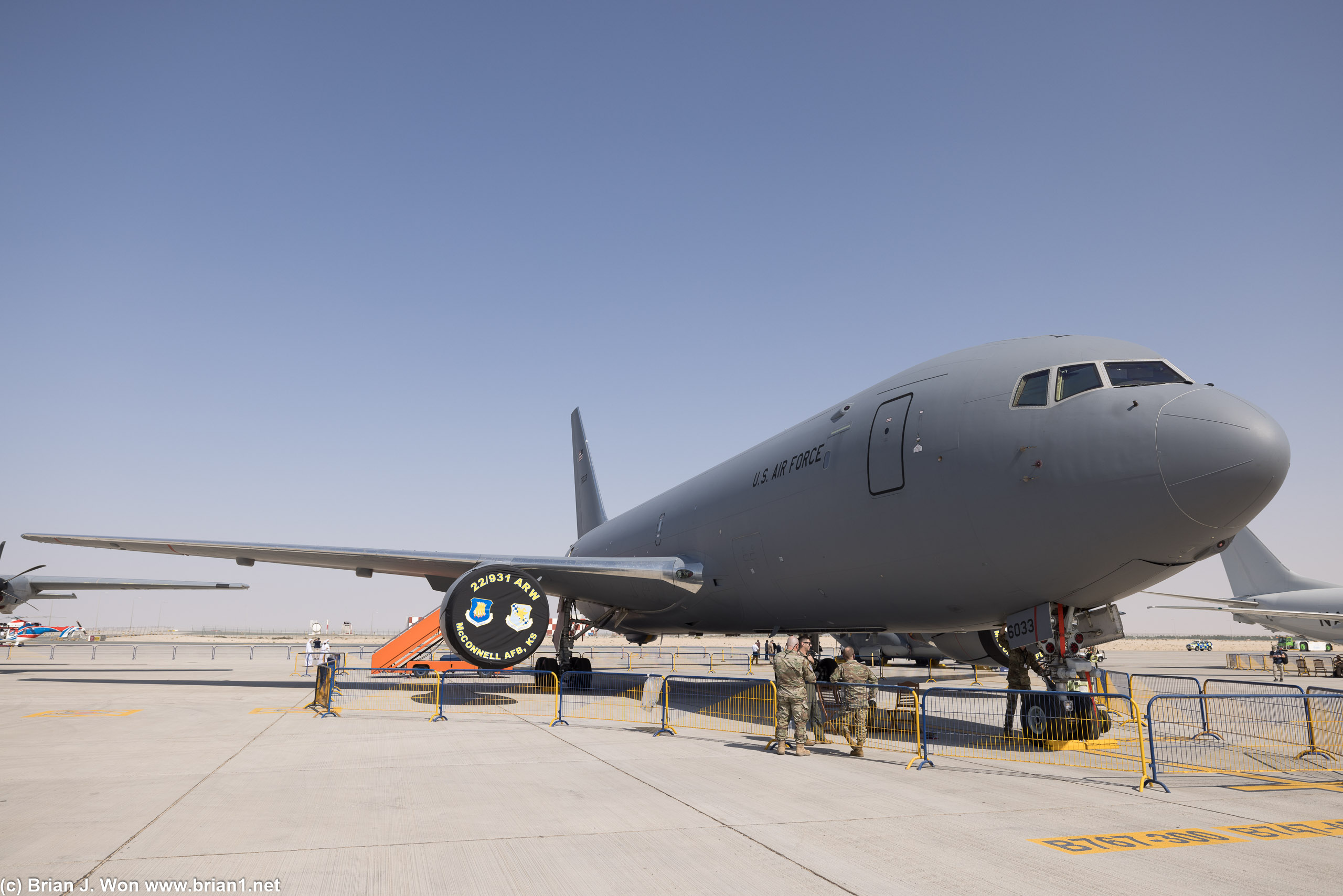 Boeing KC-46A. Too bad the refueling boom is such a mess.