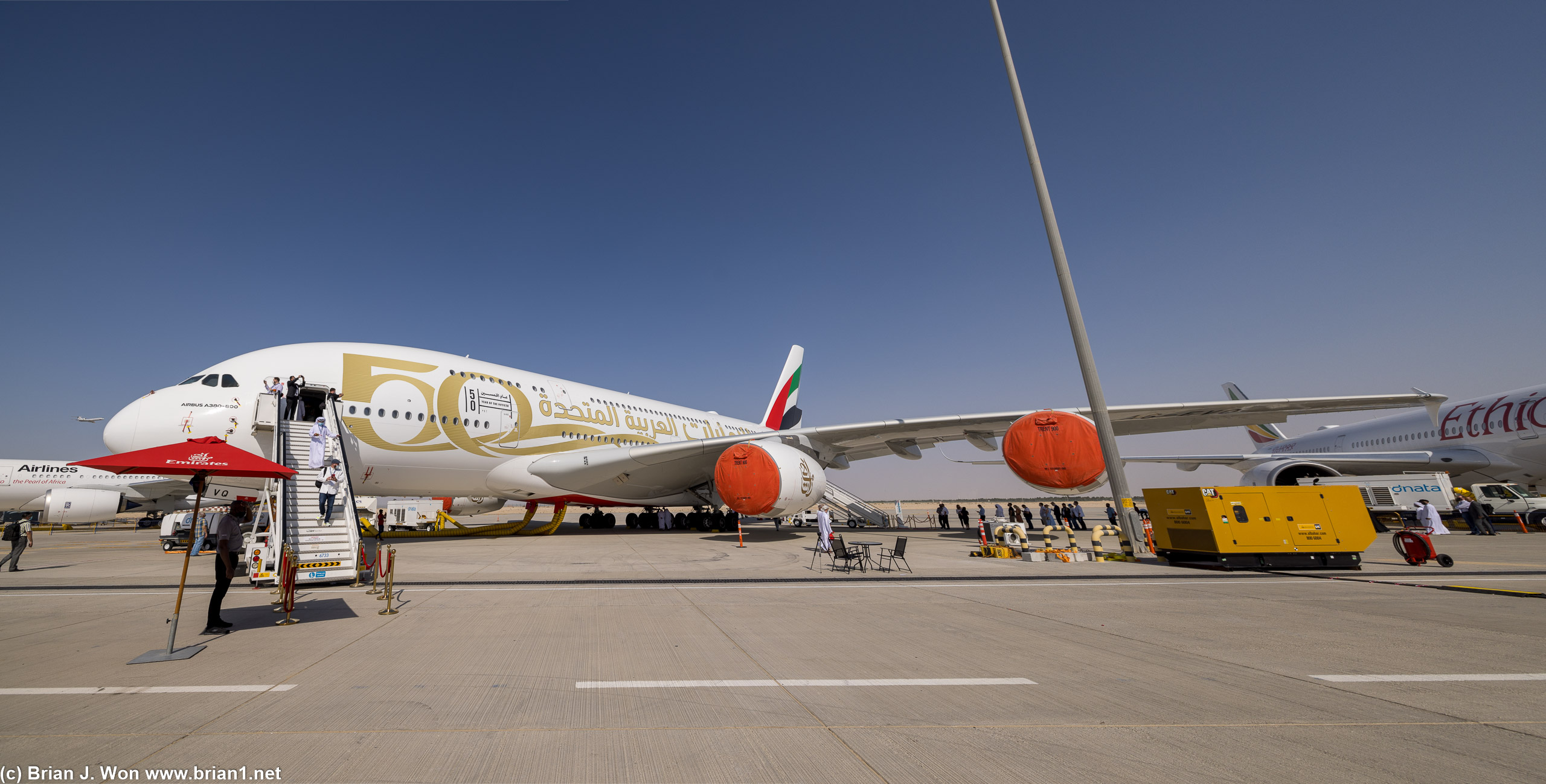 Emirates Airbus A380-800.