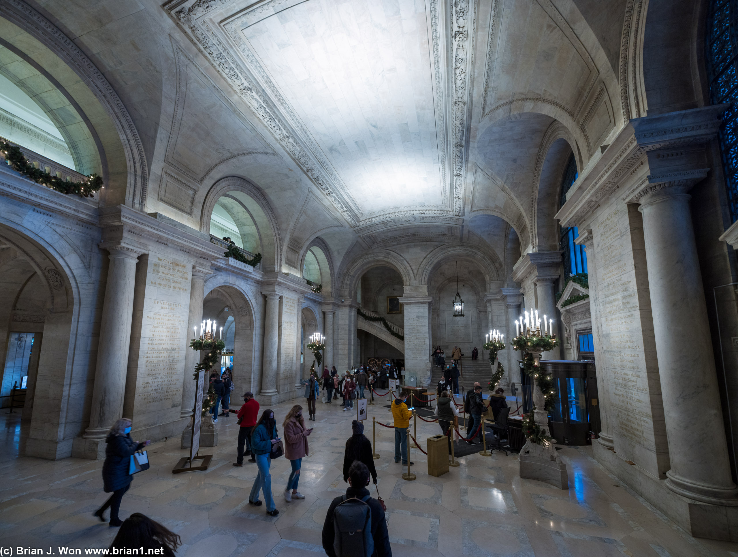 New York Public Library. Even the lobby is beautiful.