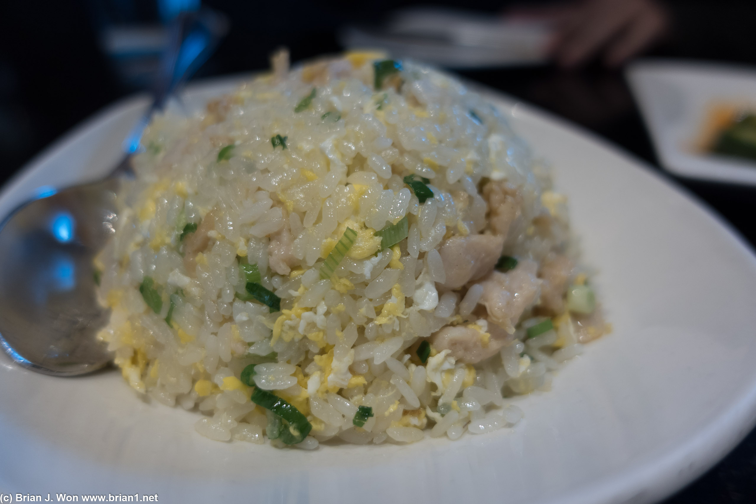 Their fried rice is always so light and fluffy, too.