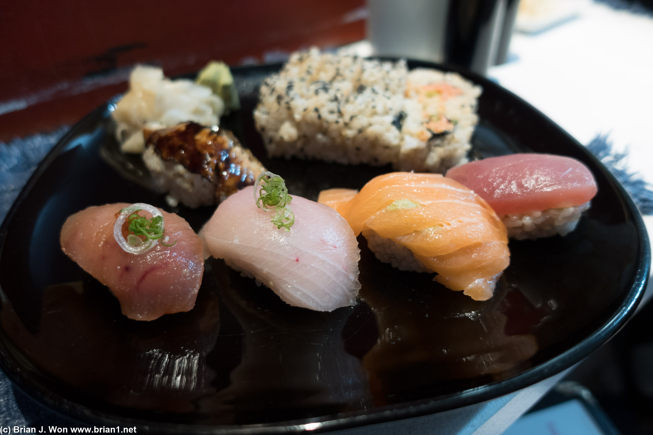 Jo-sushi plate #1.