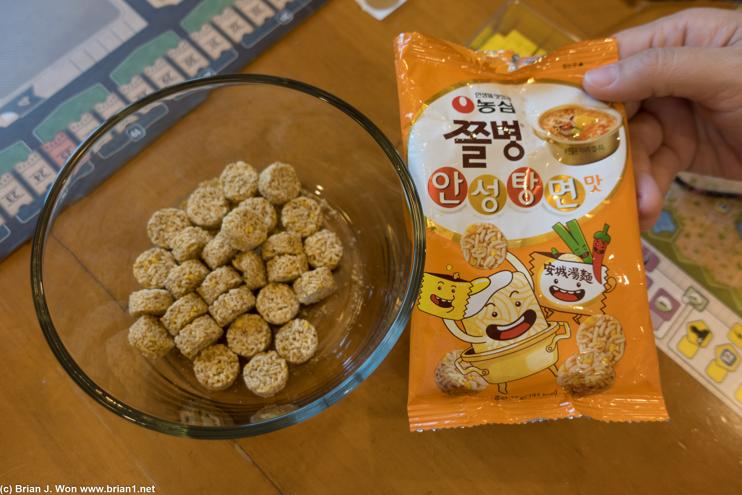Slightly salty, slightly sweet snacks from South Korea.