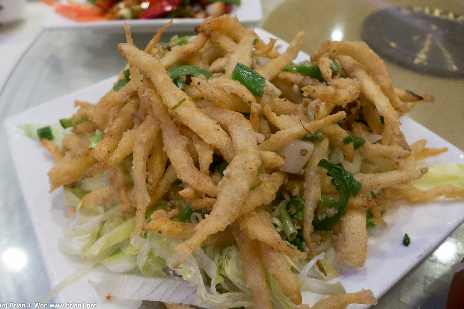 Deep fried fish. Not quite what we expected, but pretty good.