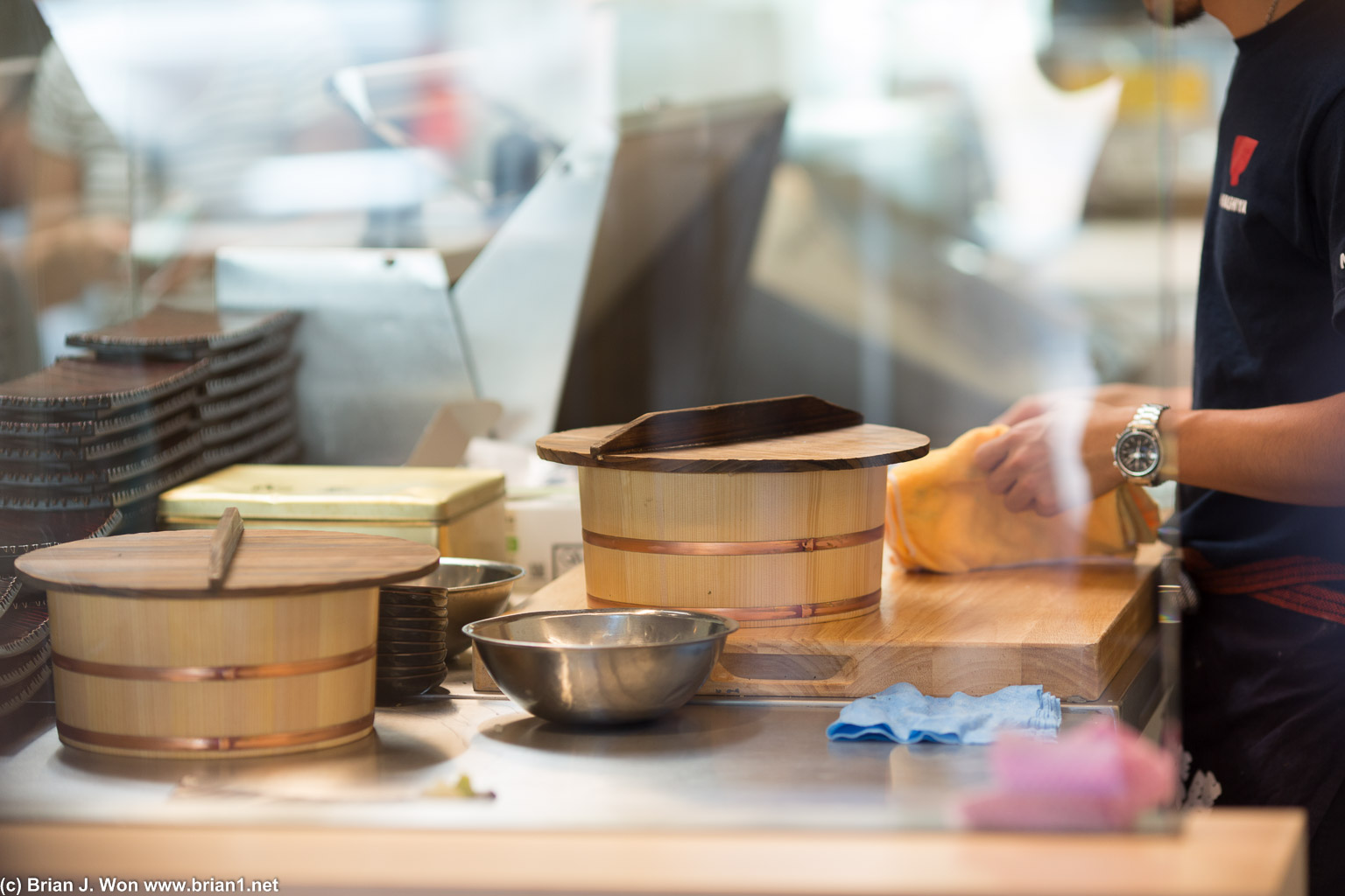 Sushi station.