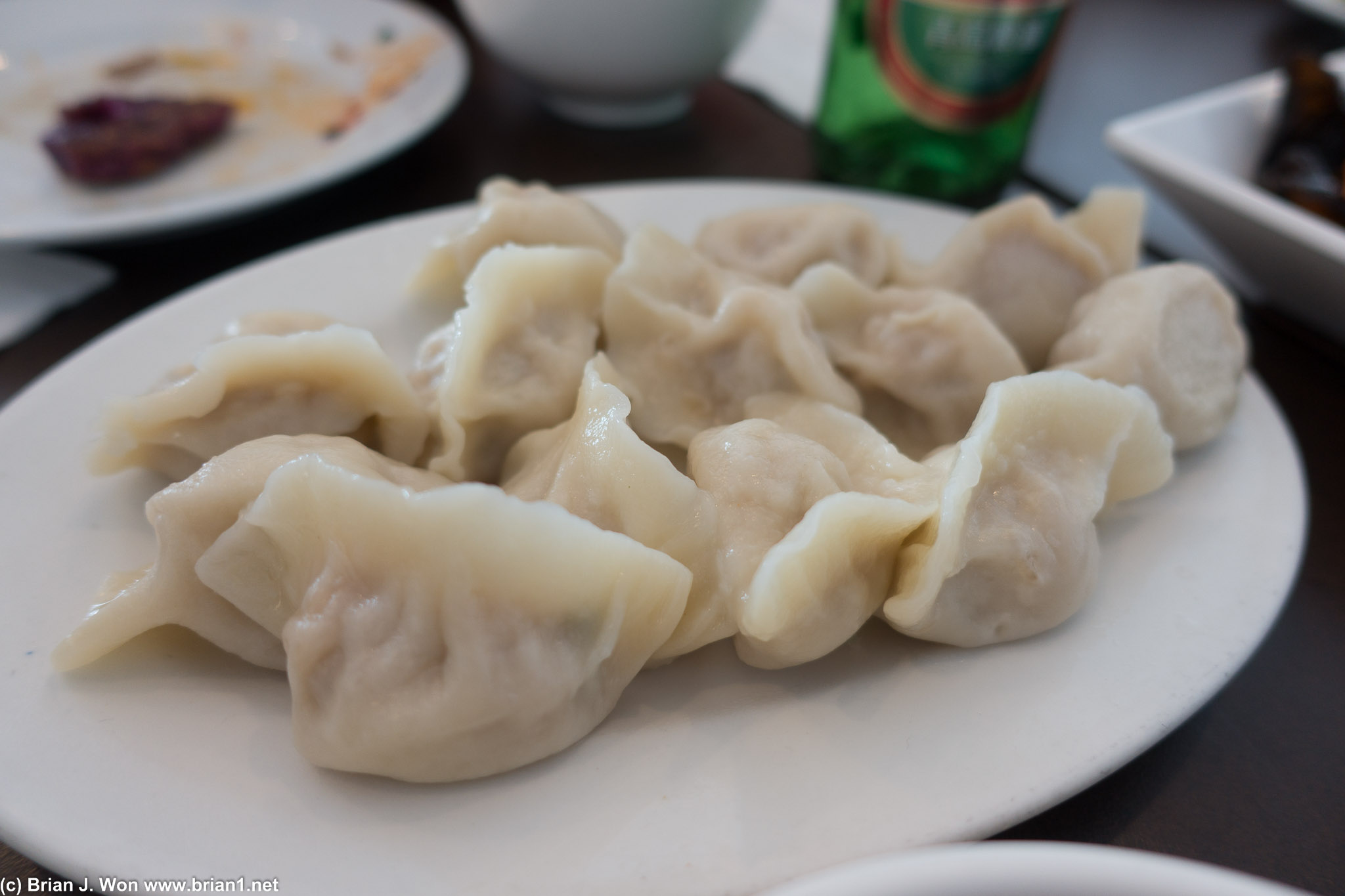 Dumplings. Skins a bit thicker but not bad at all.
