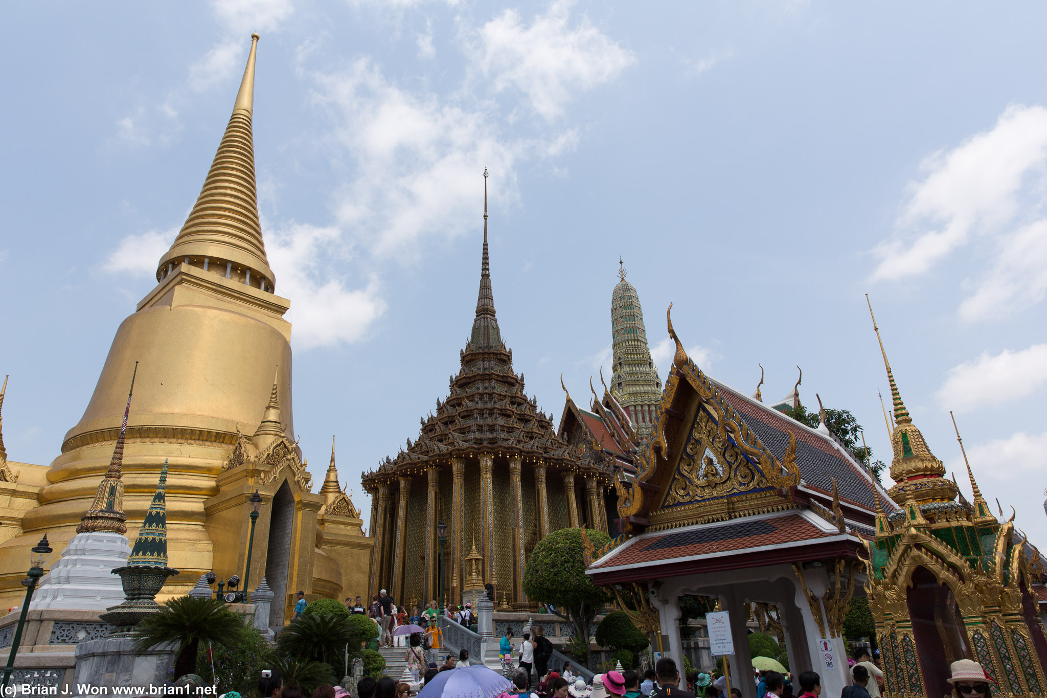 Grand Palace spires.