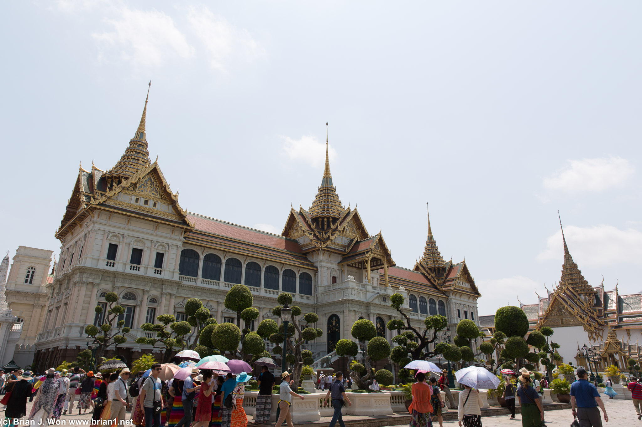 Chakri Mahaprasat, largest hall in the Grand Palace.