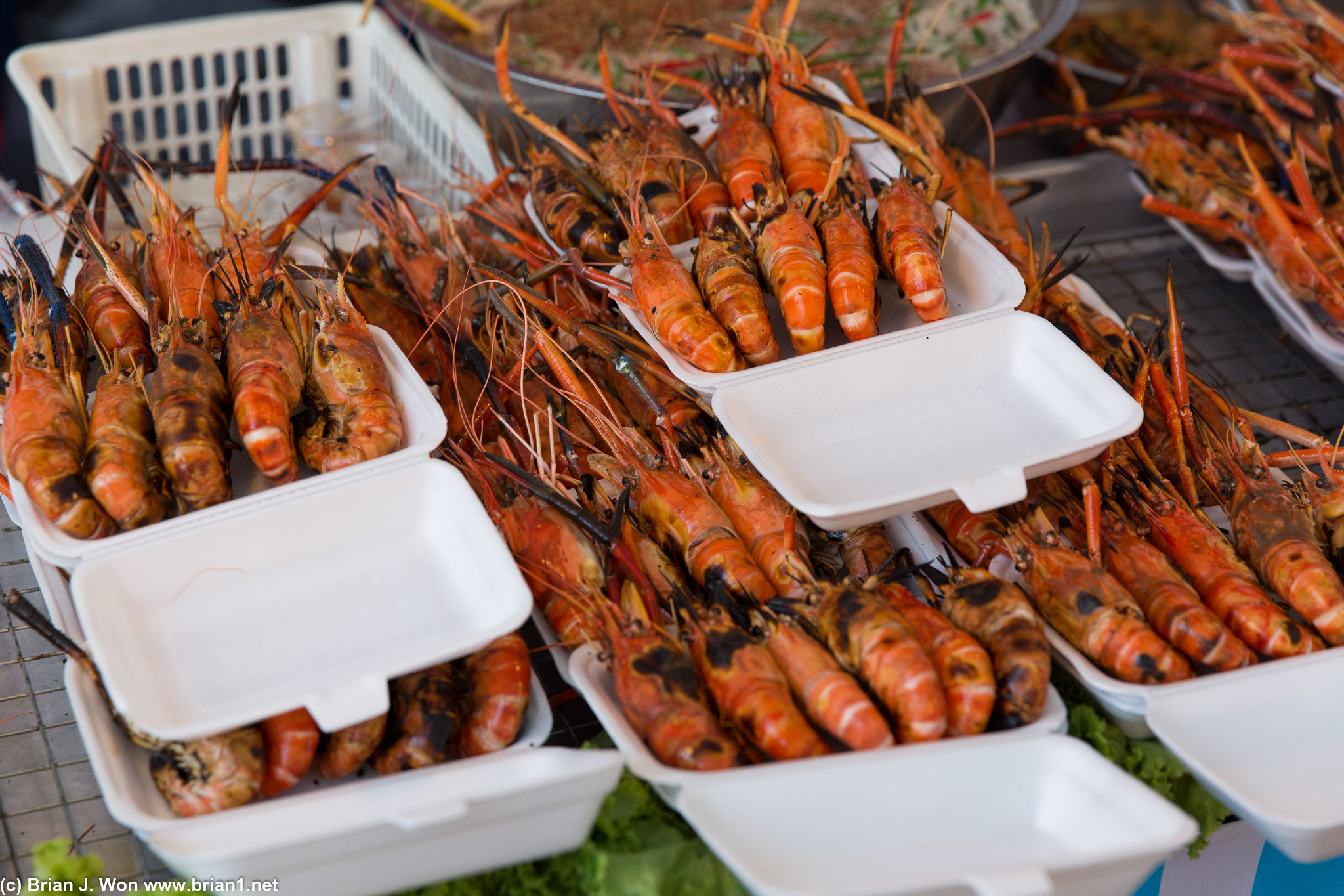 Mmm, prawns.