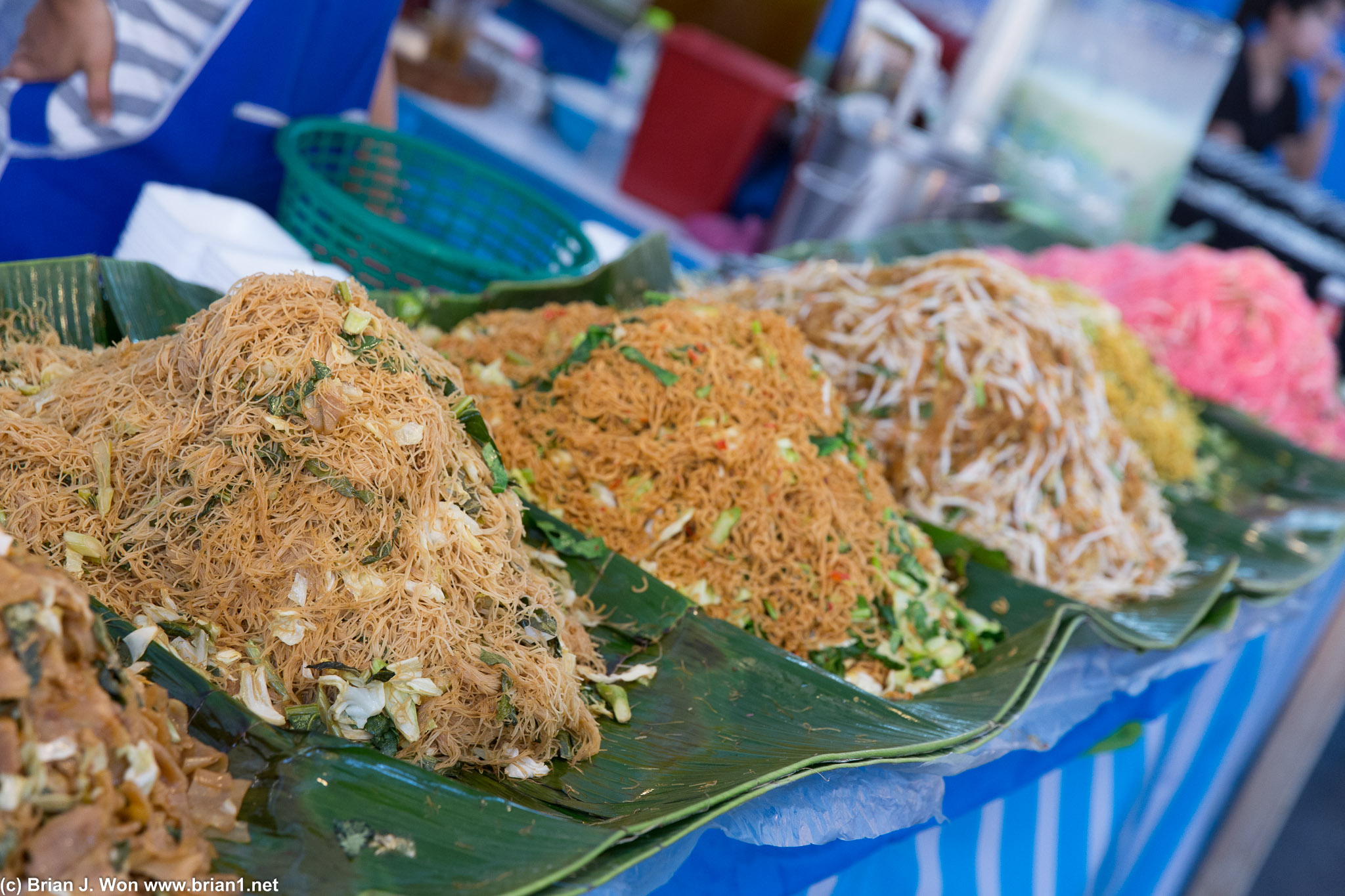 And piles of noodles.