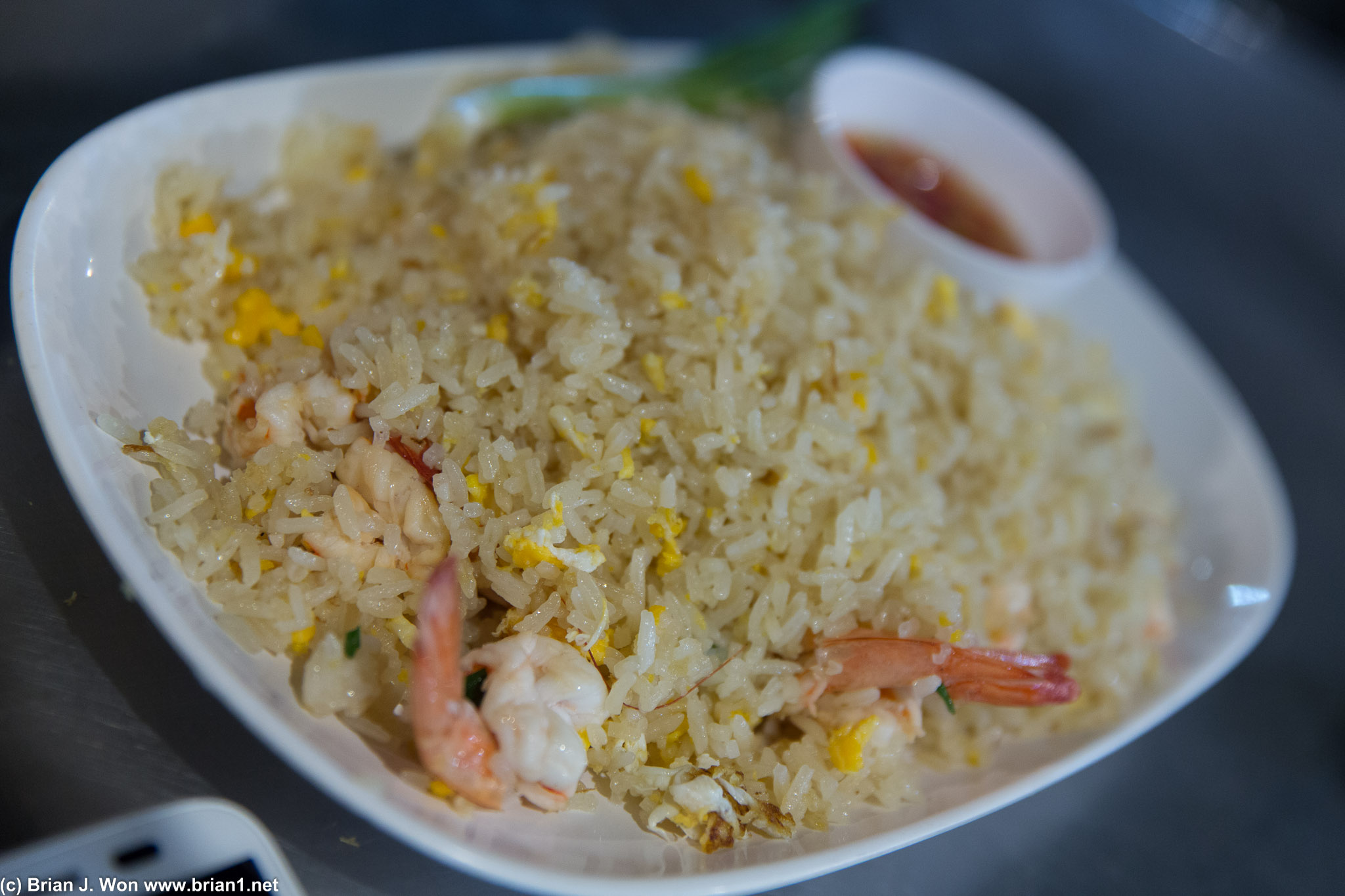 Prawn fried rice. So-so. Bit too plain and oily.