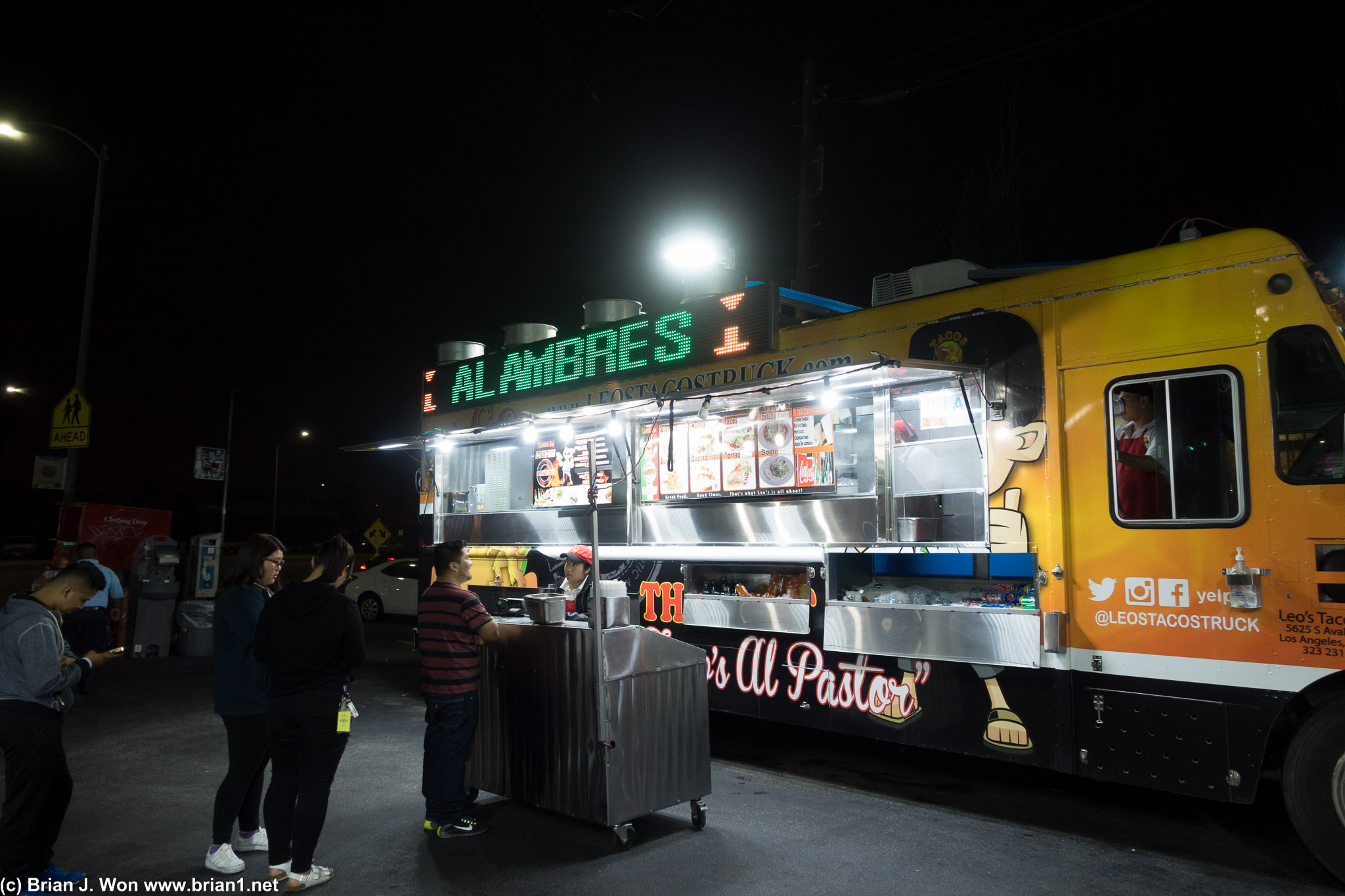 The other top-rated taco truck in LA, Leo's Tacos!
