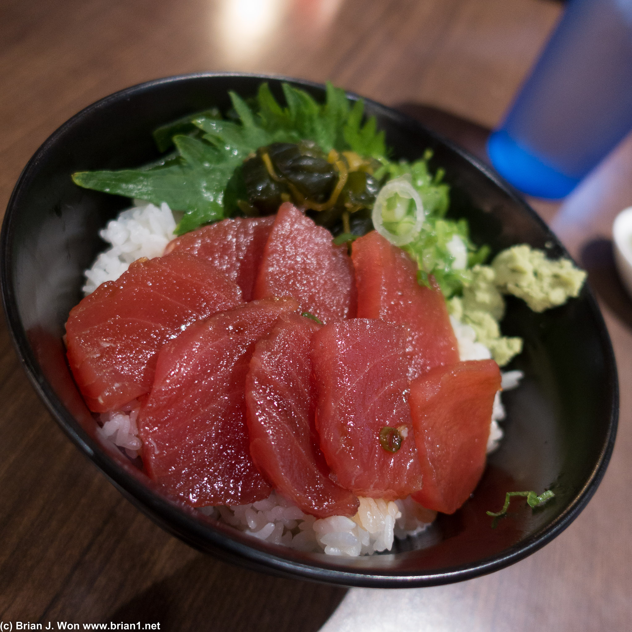 Tuna sashimi bowl. Not bad.