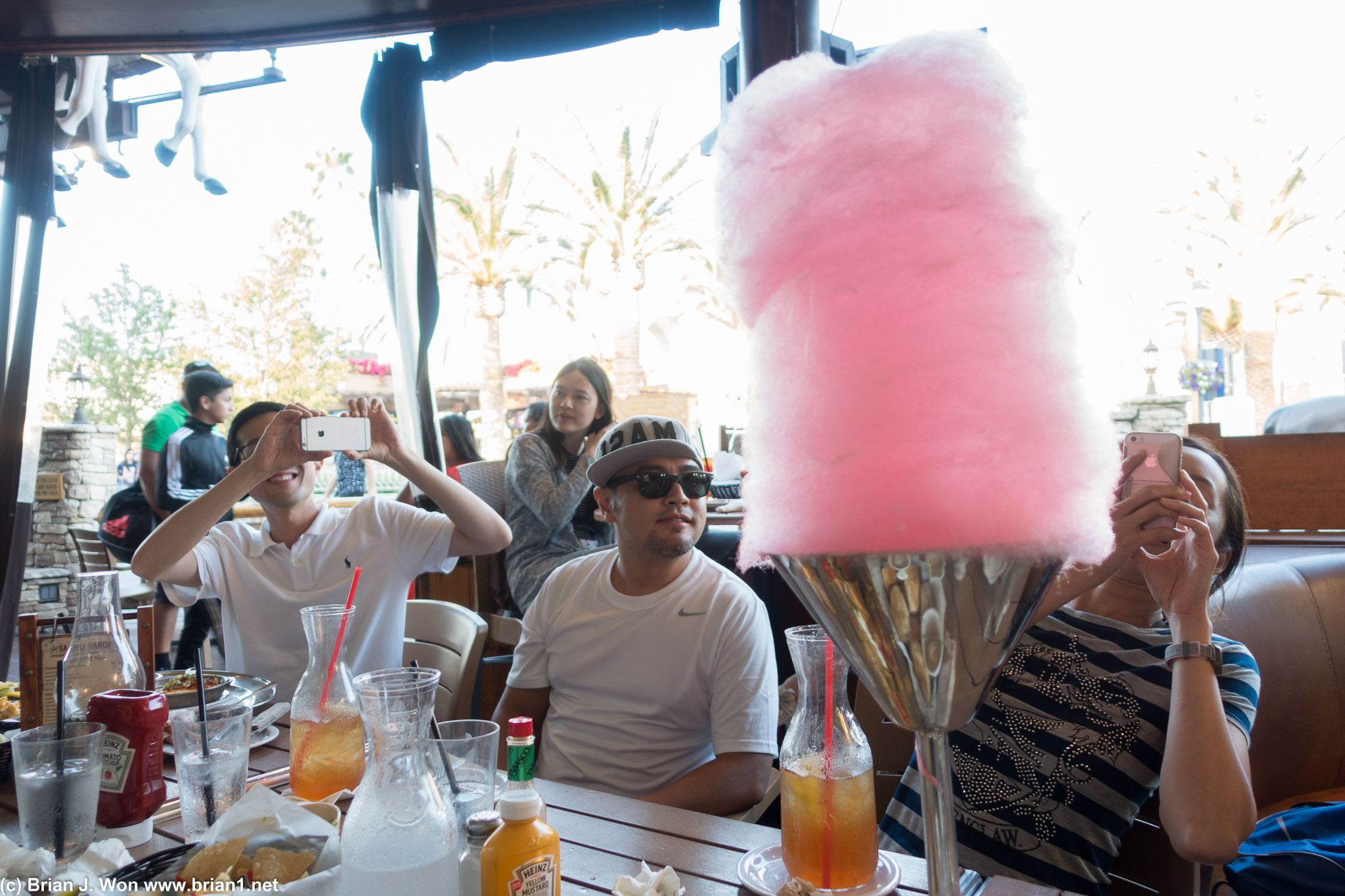The famous 3 feet tall cotton candy.