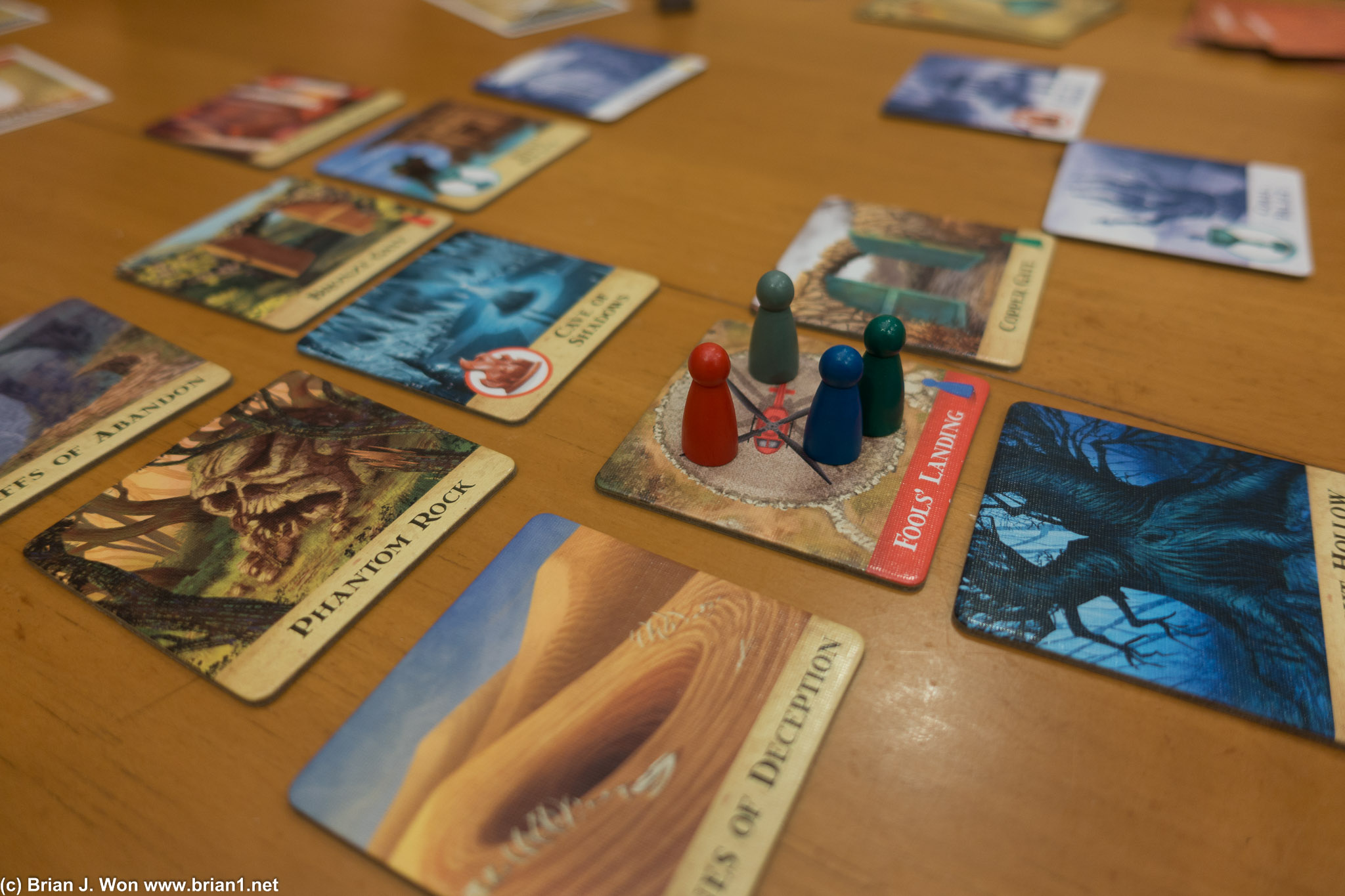 Forbidden Island with 4 players is way easier.