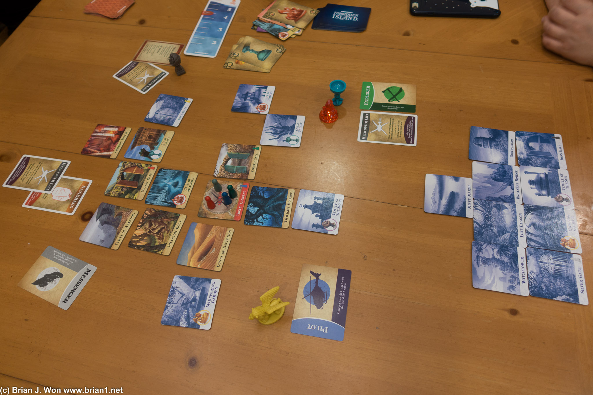 Of course we lucked out on the Waters Rise placement and the tiles we lost-- luck is a huge factor!