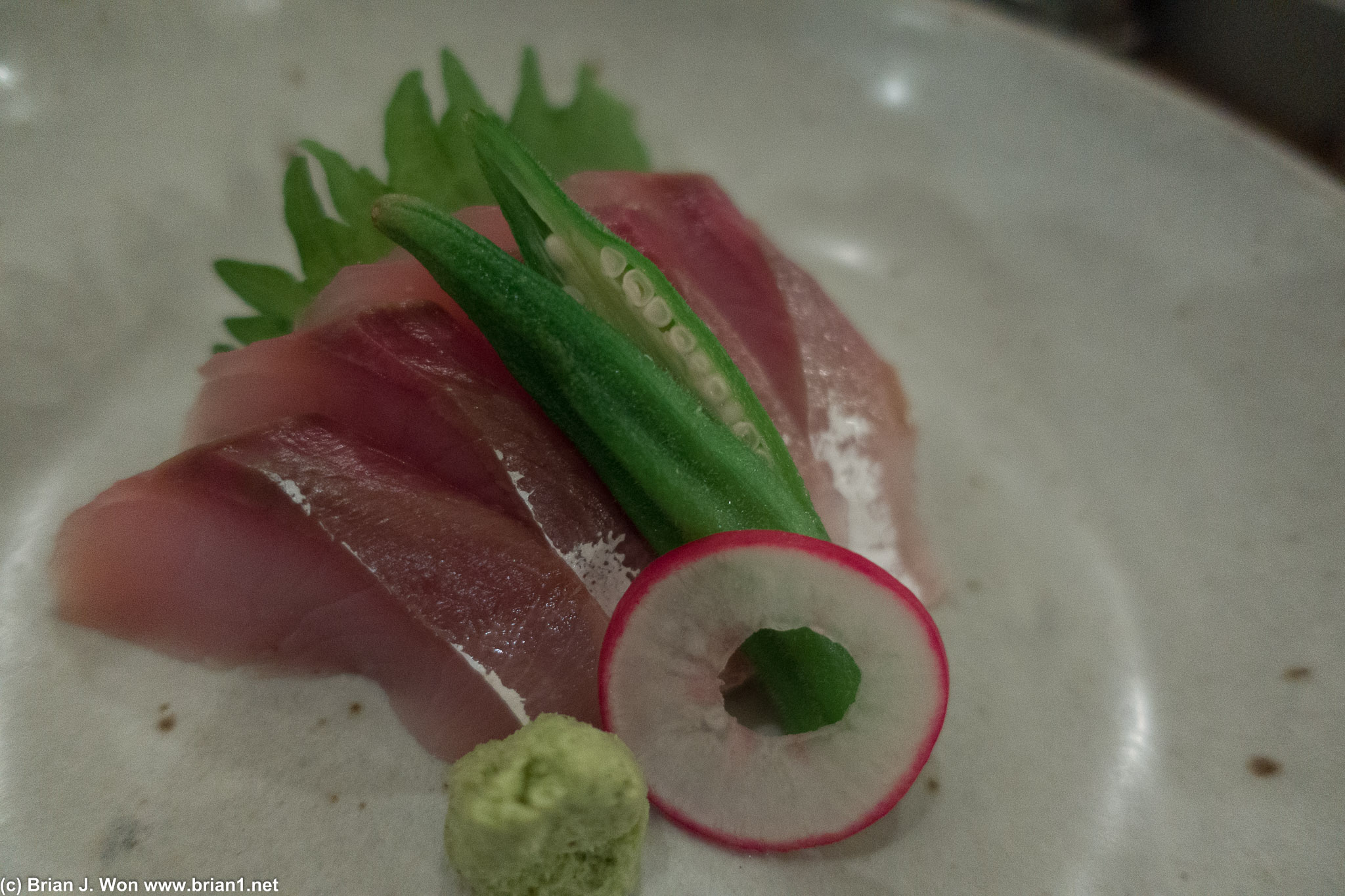 Baby yellowtail. Kinda tough and chewy compared to the toro, disappointing.