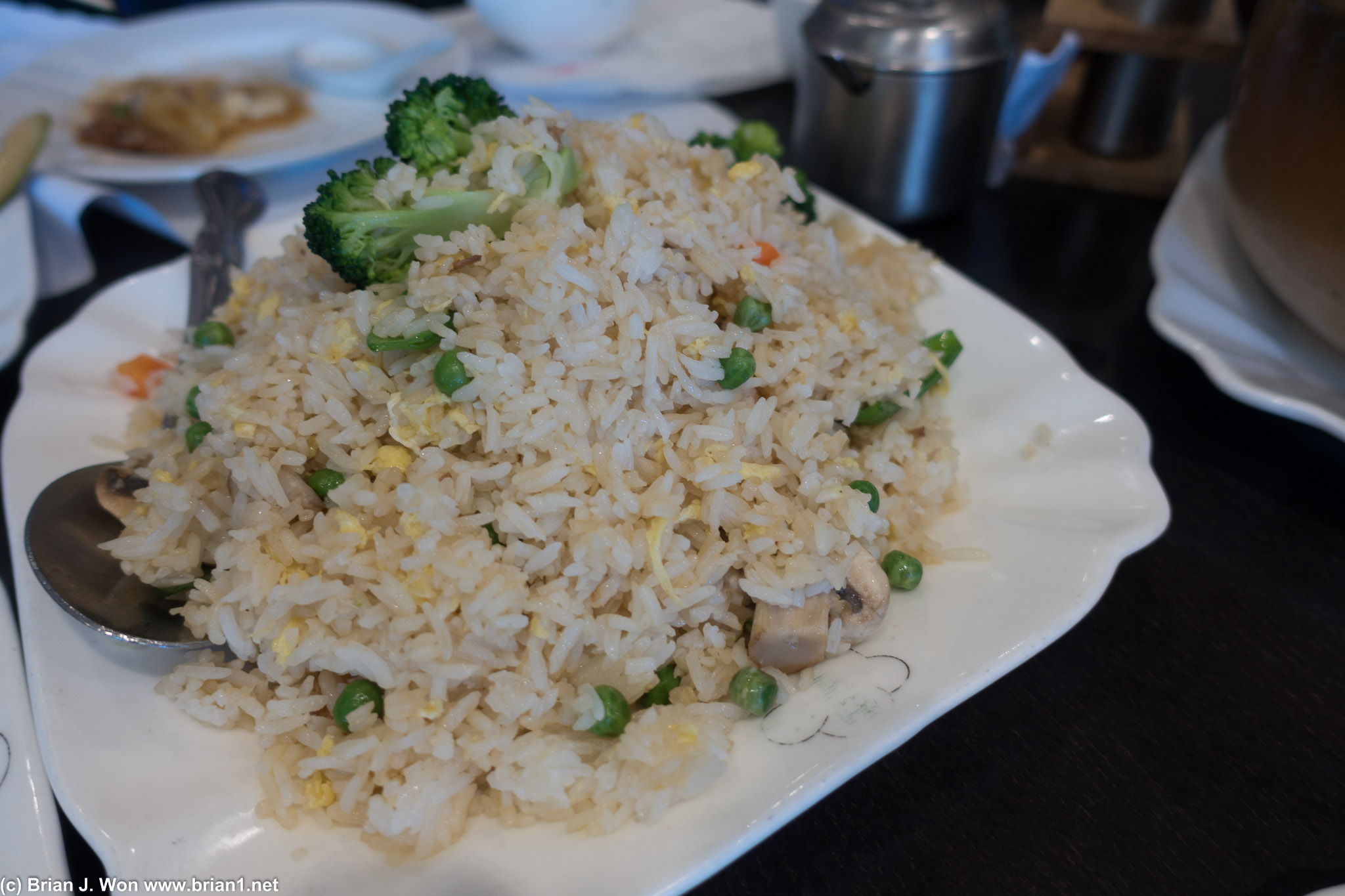 Veggie fried rice. Excellent compliment.