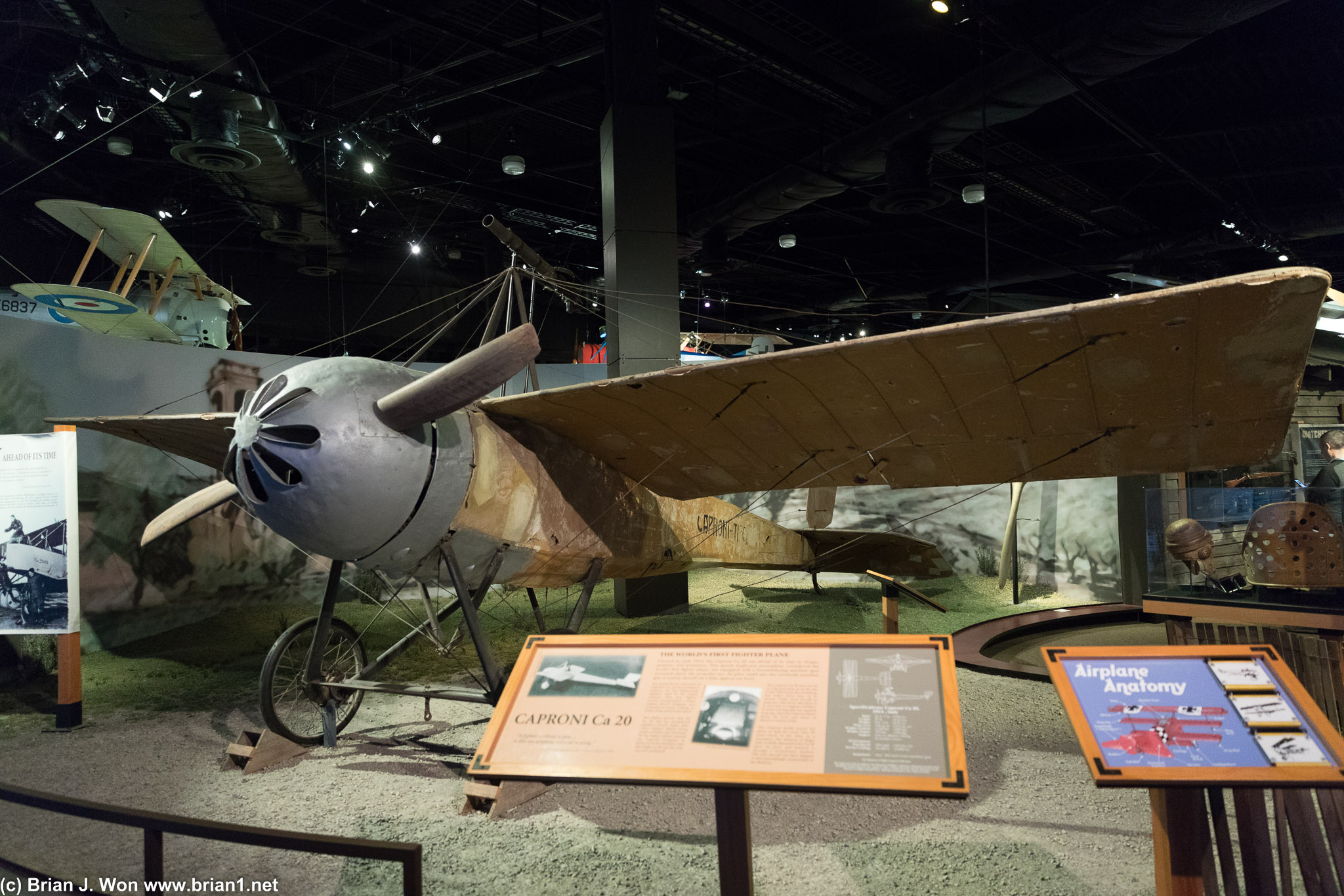 Caproni Ca 20, the world's first fighter plane.