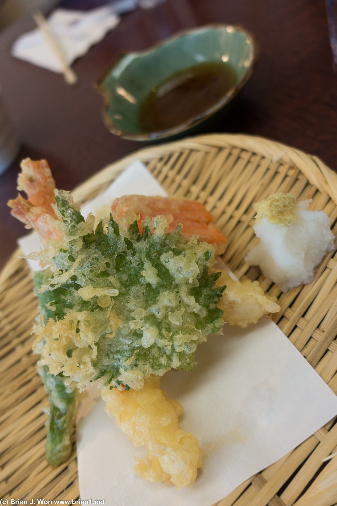 Tempura. Pretty good. Very light for tempura.