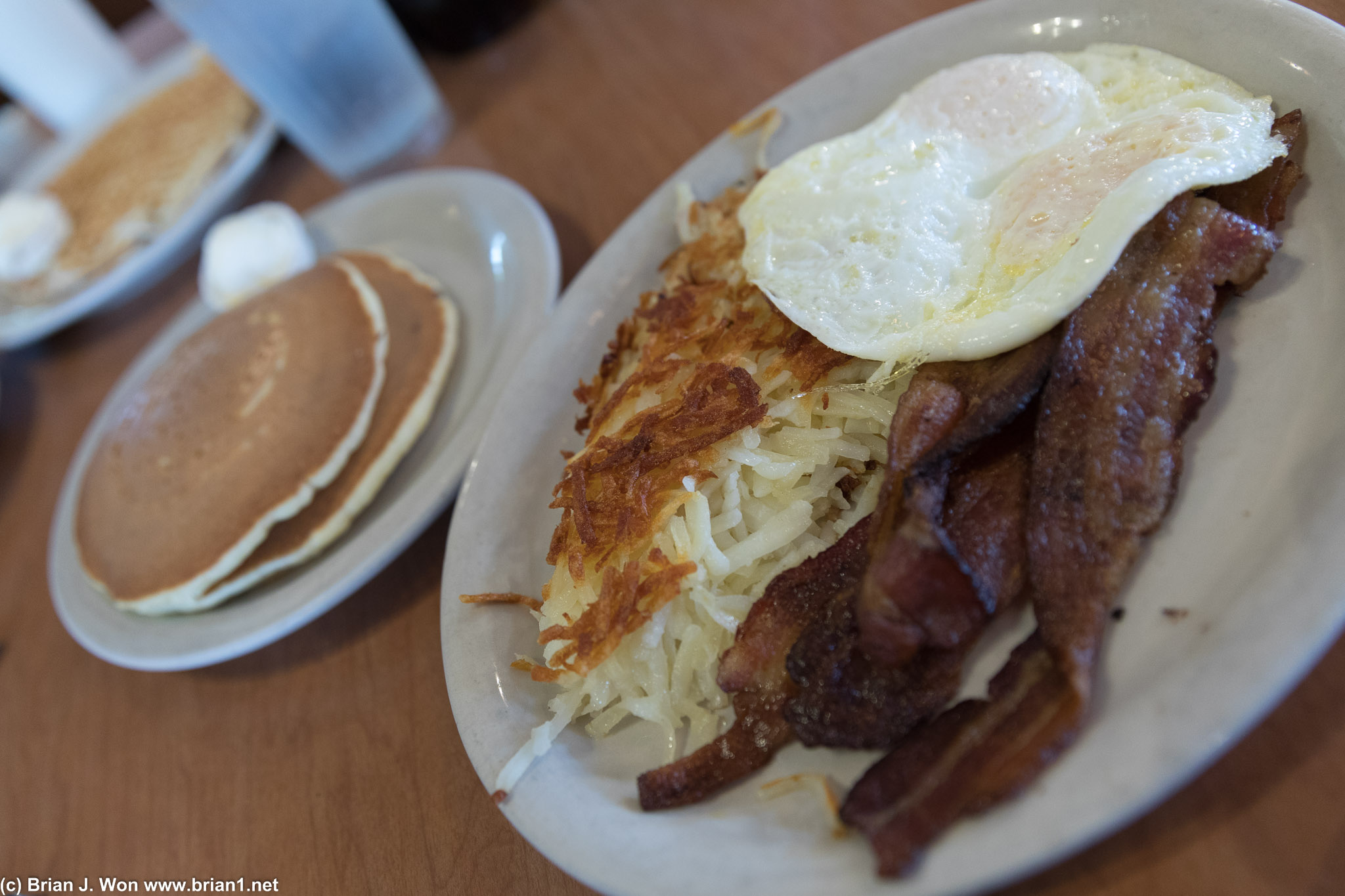 Millbrae Pancake House. Not bad, but hashbrowns were better than the pancakes.
