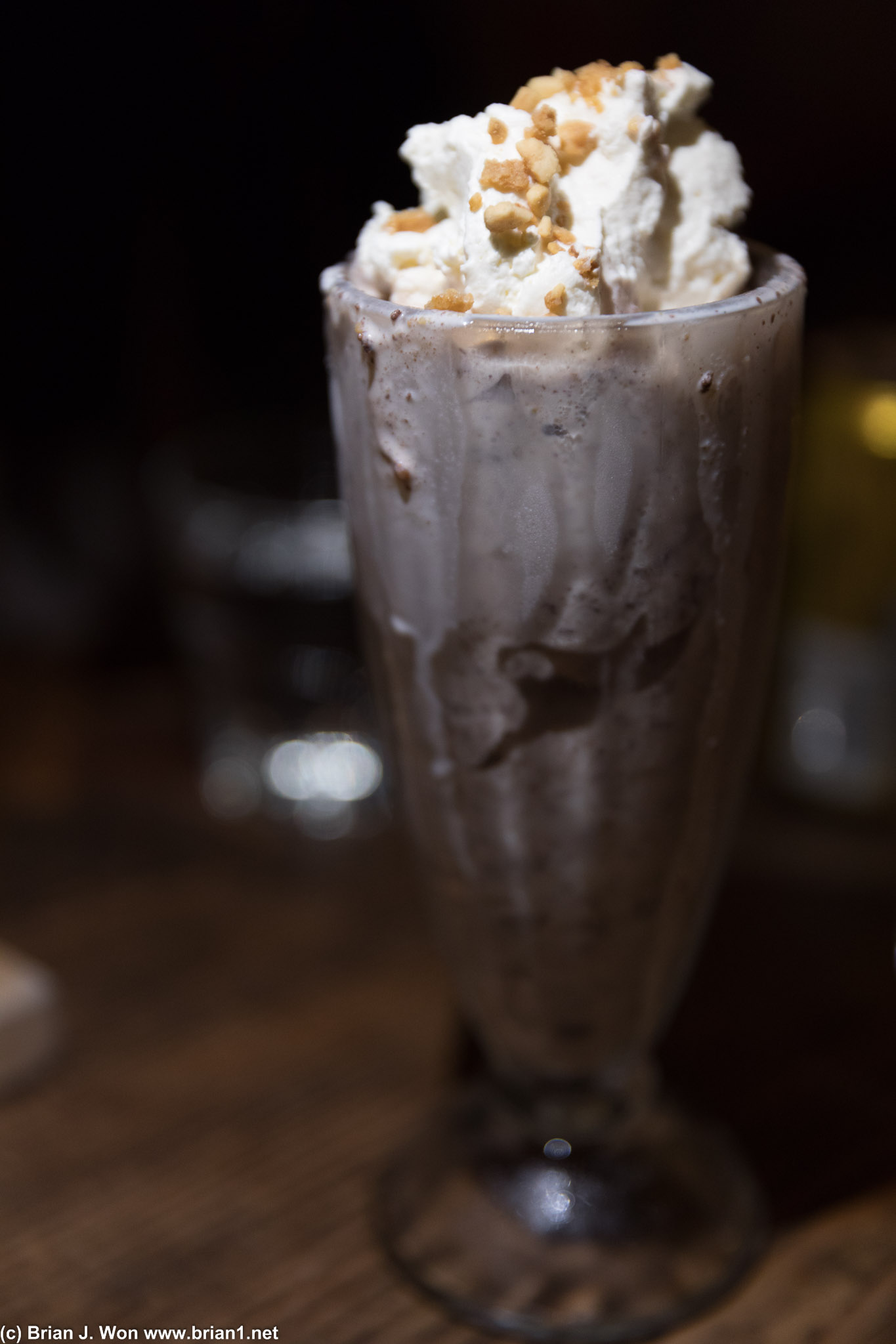 As is the friggin' delicious peanut butter shake.