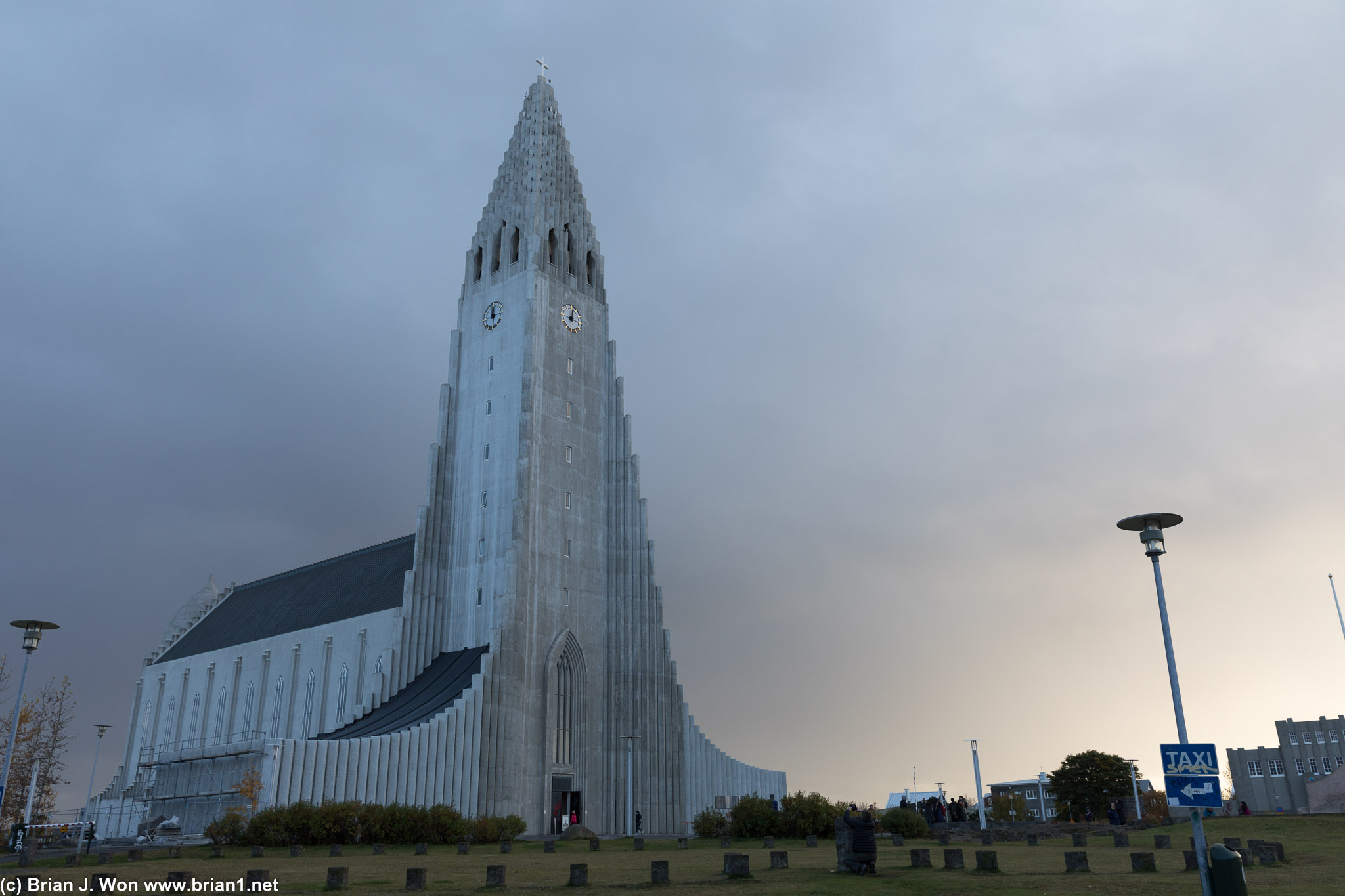 Hallgrímskirkja, the largest church in Iceland.