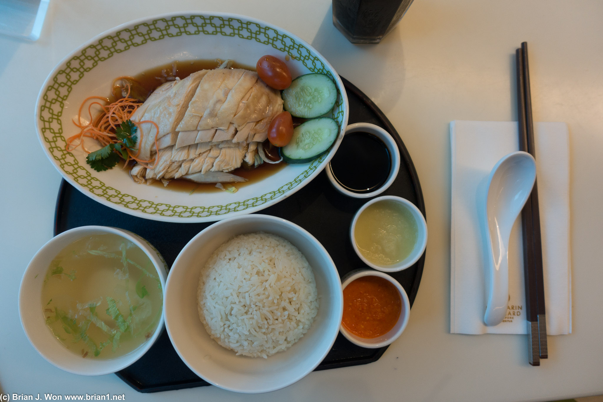 Hainan chicken at Chatterbox.