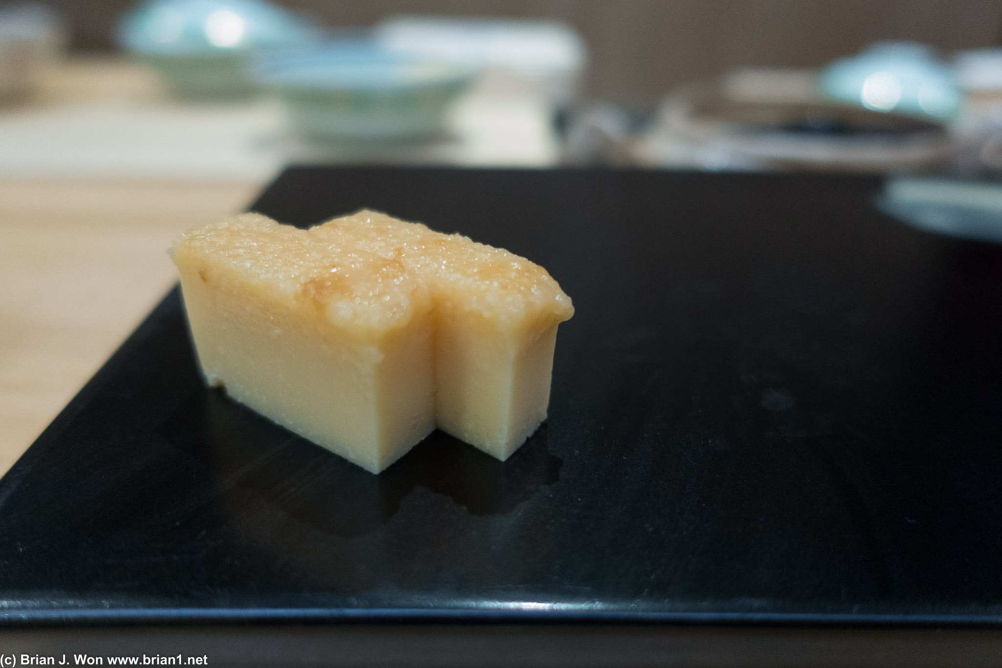 Tamago. Sweet, almost like dessert.