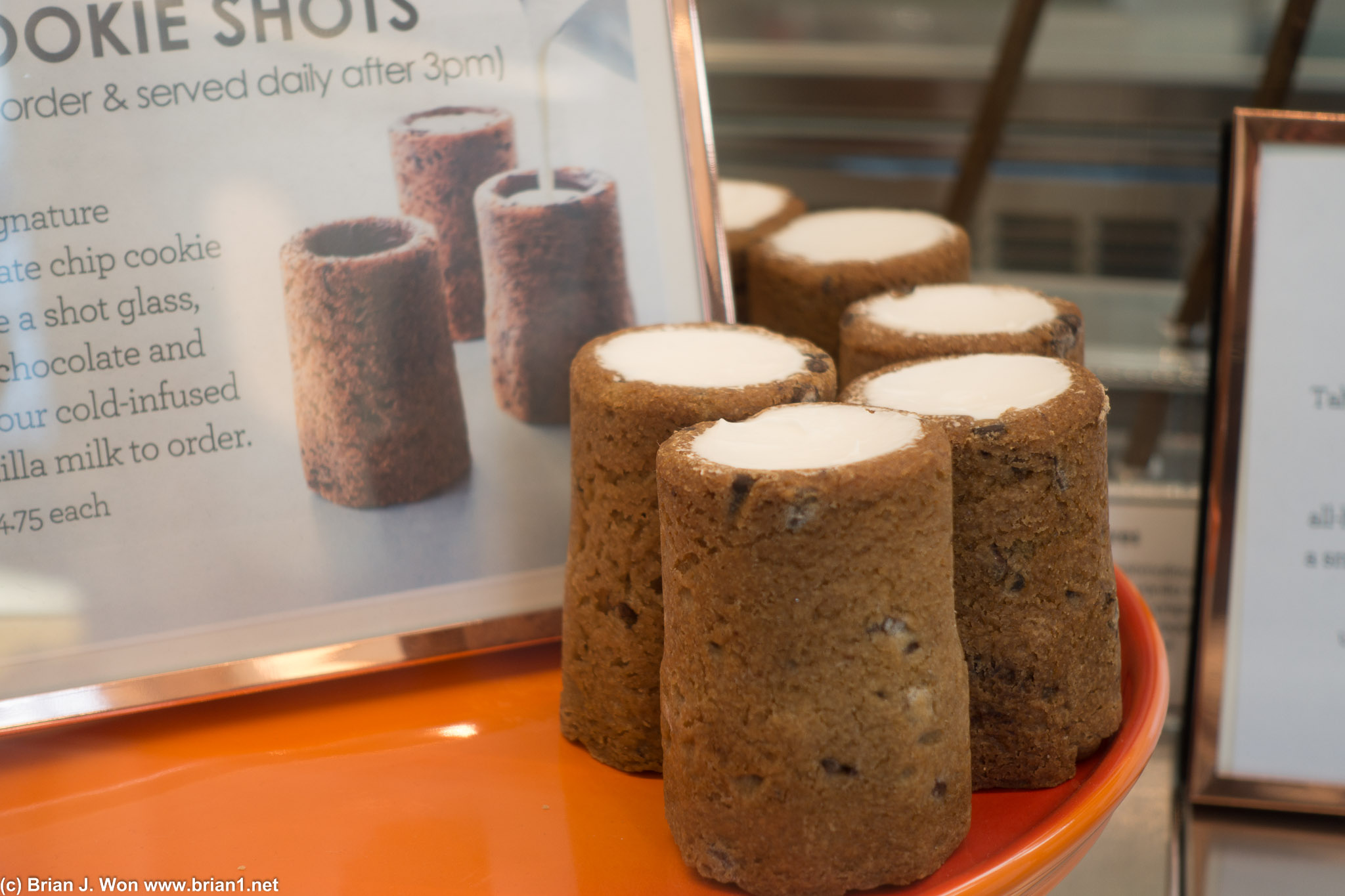 Cookie shots are after 3pm only.