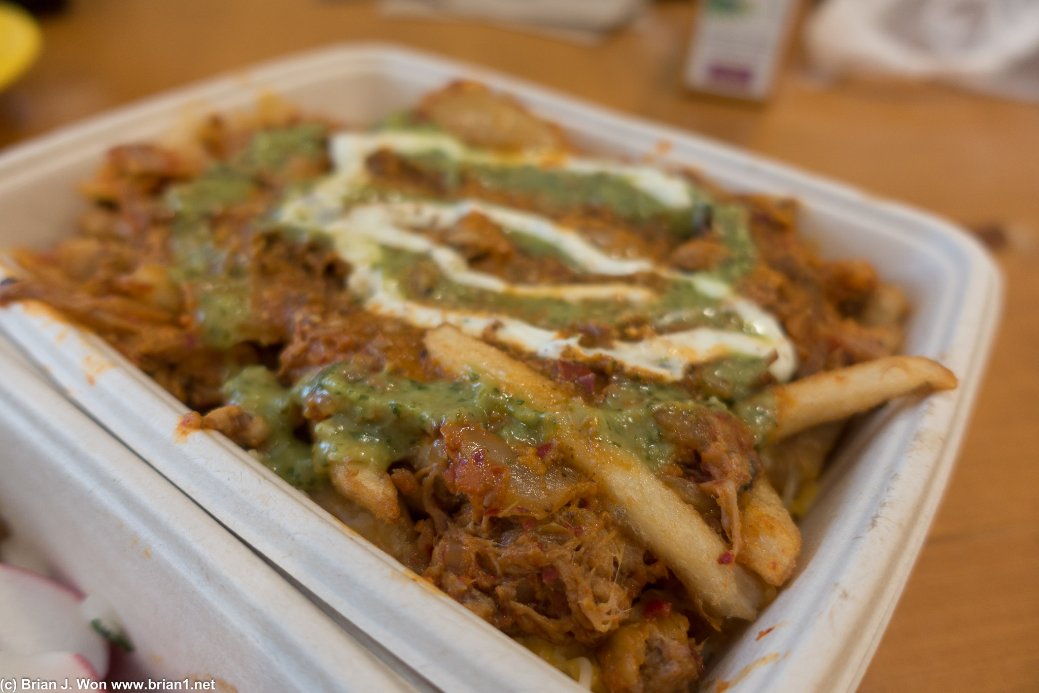 Loaded fries. Extra fries.