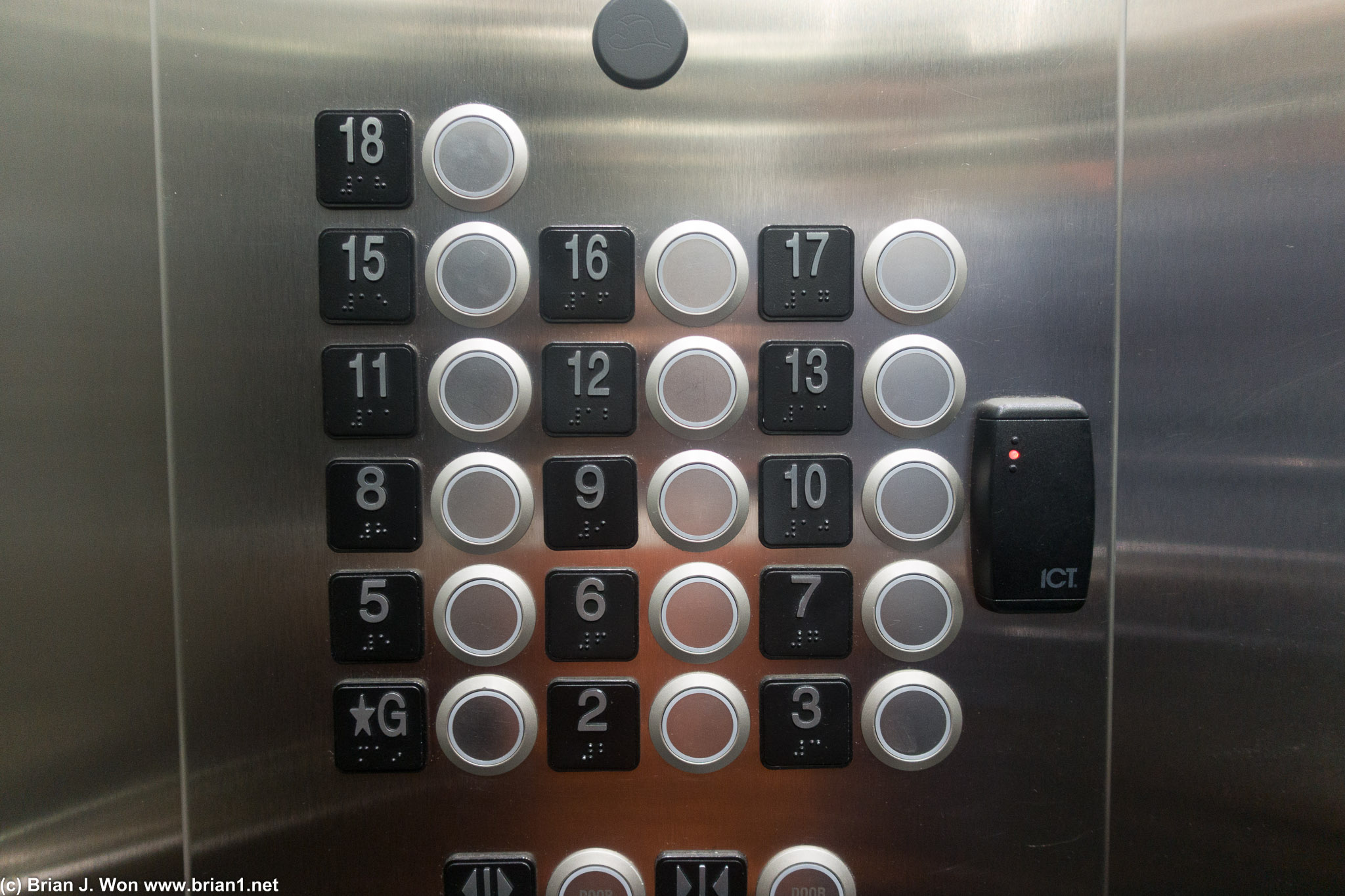 You know you're in a Chinese-dominated building when there's no floors with the number 4.