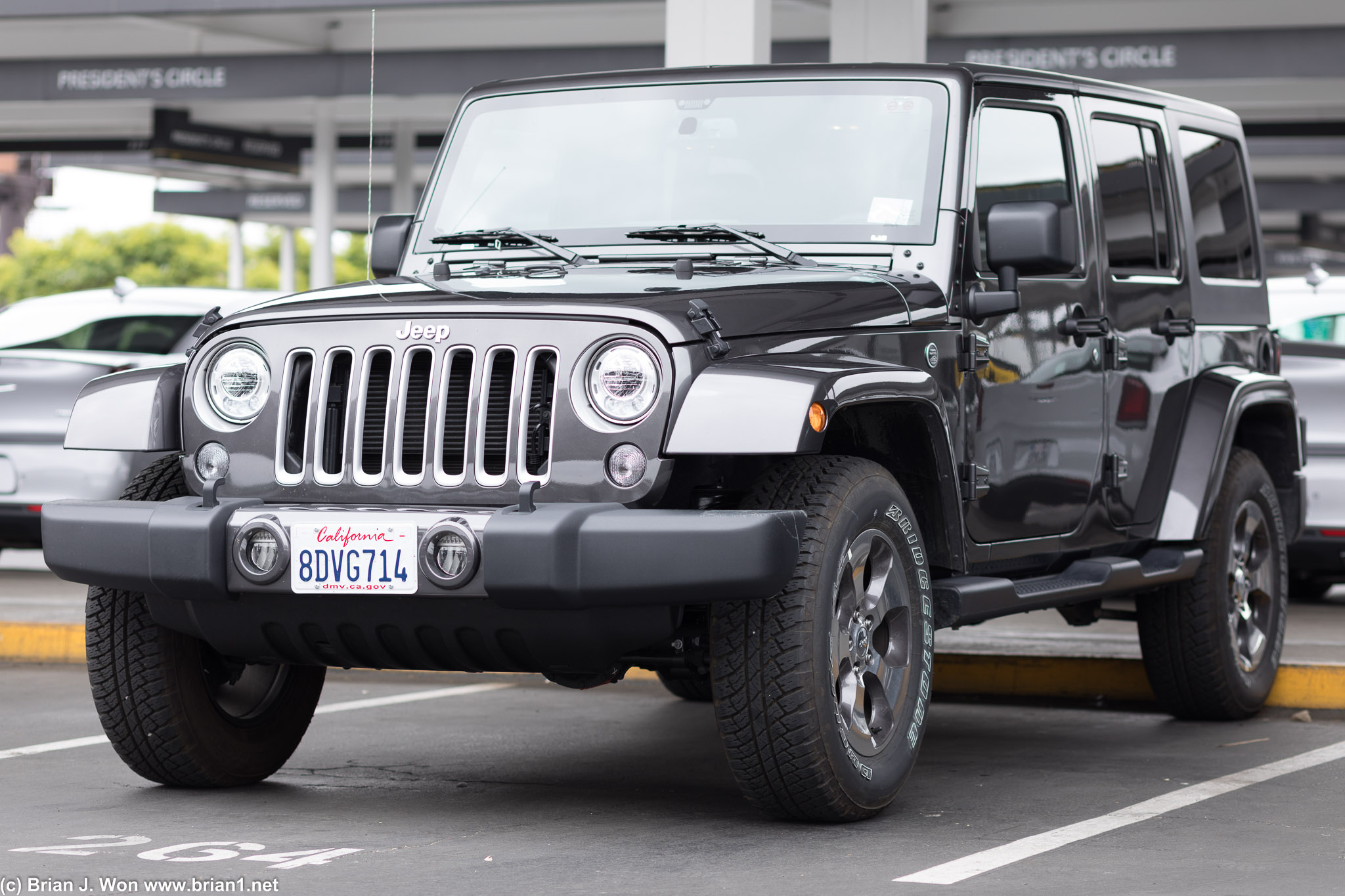 And a Jeep Wrangler Unlimited Sahara. This is a little more expected.