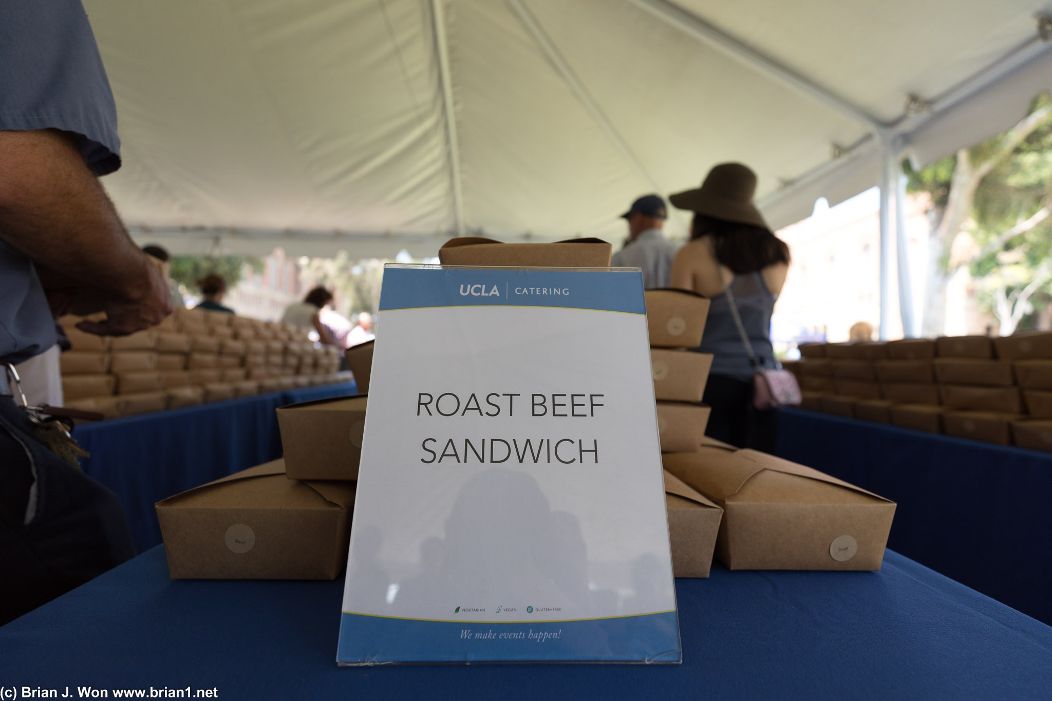 Roast beef sandwiches here.
