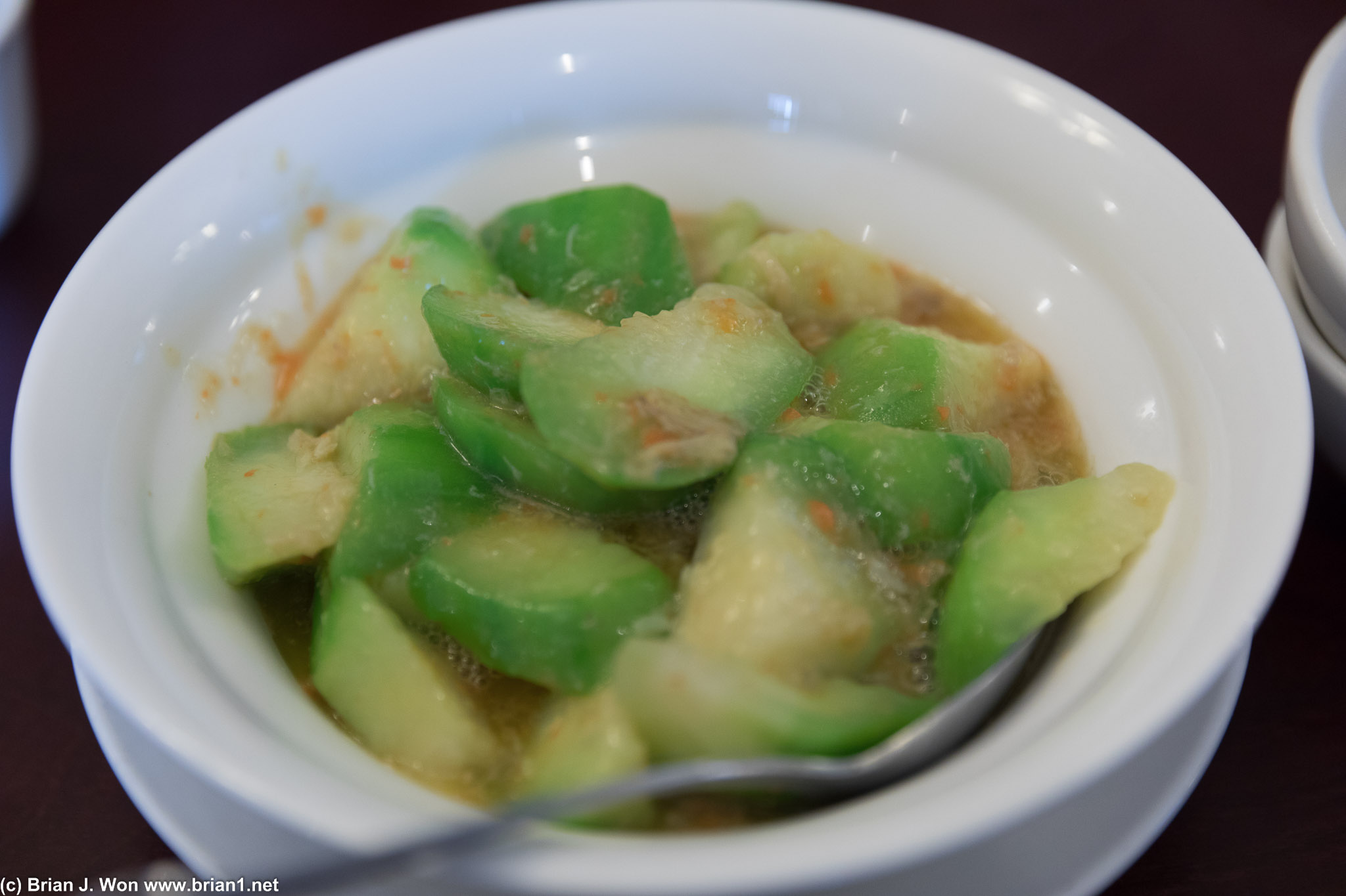 Chinese okra at Du Xiao Yue.