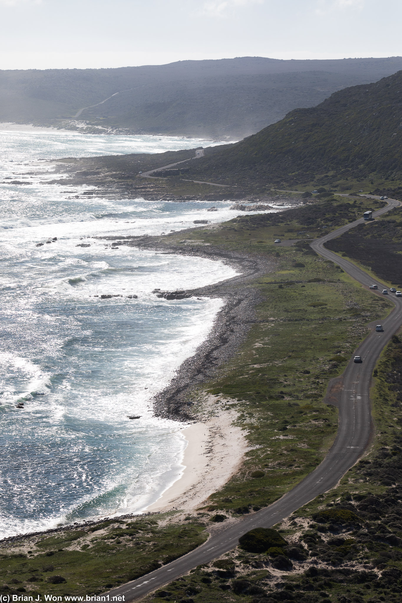 The road down the Atlantic to the Cape of Good Hope.