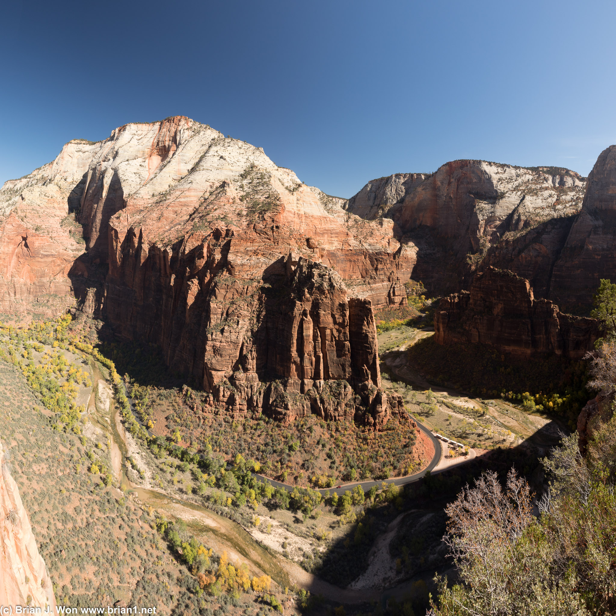 View from Scout Lookout, near Angels Landing.