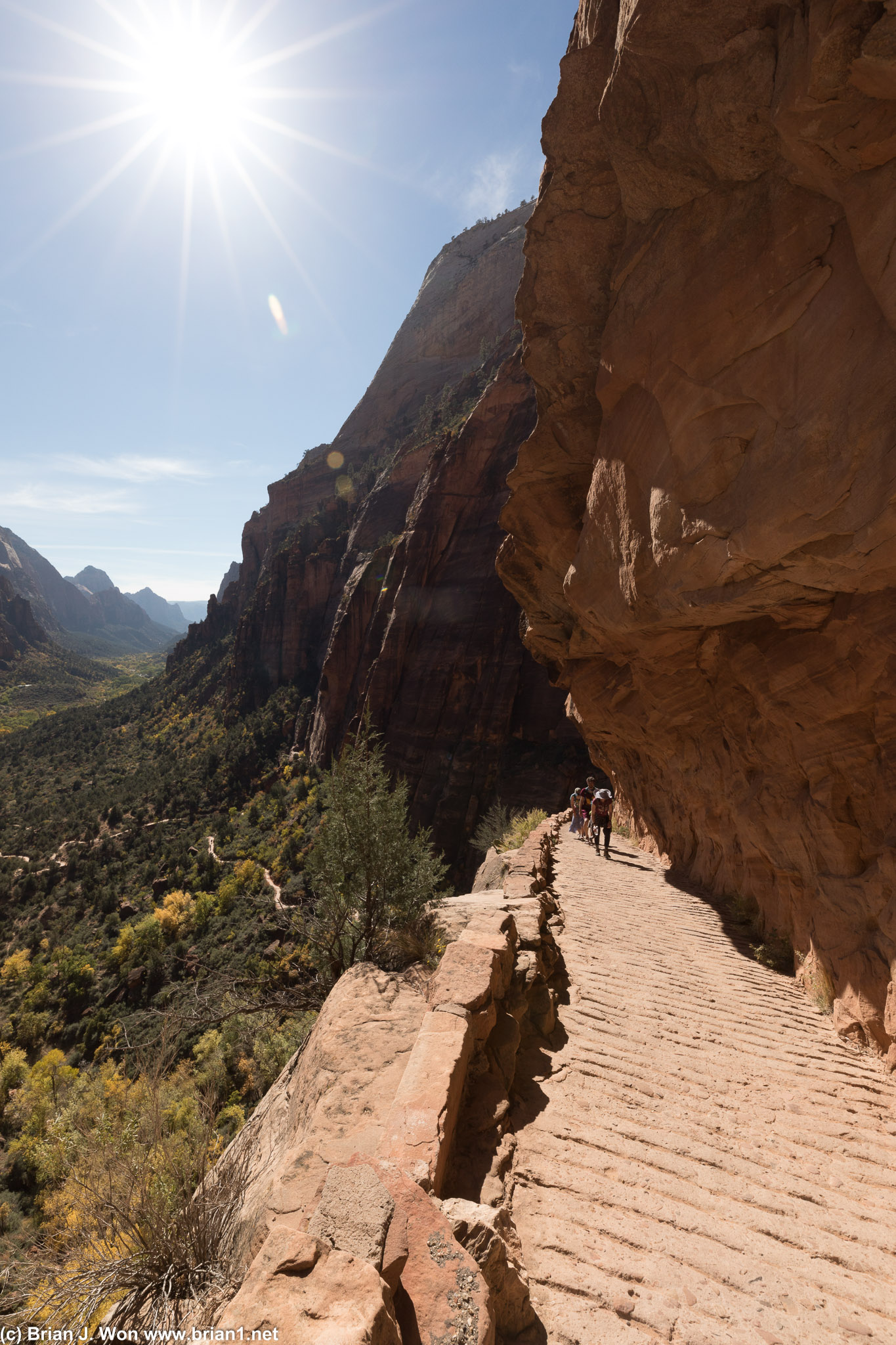 Trails here are so popular they're almost all paved.