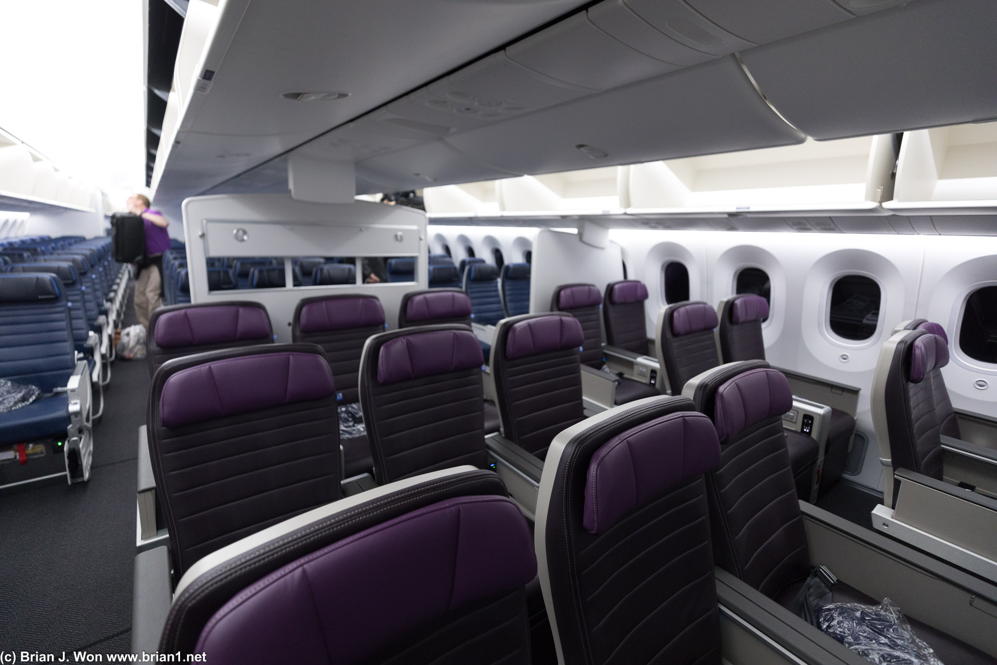 New Premium Plus (Premium Economy) cabin, 21 seats in 2-3-2.