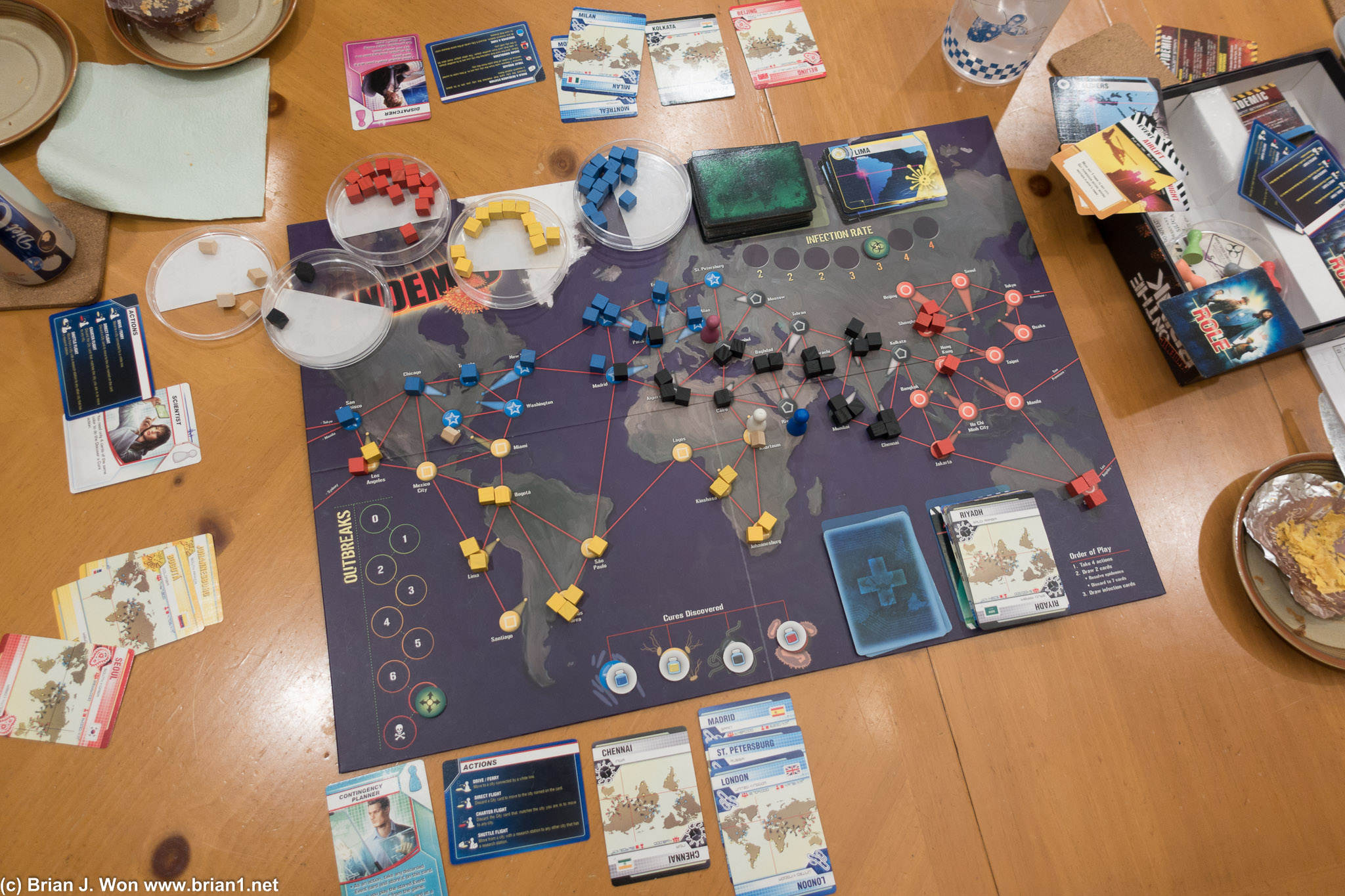 Only took 6 tries to win at Pandemic.