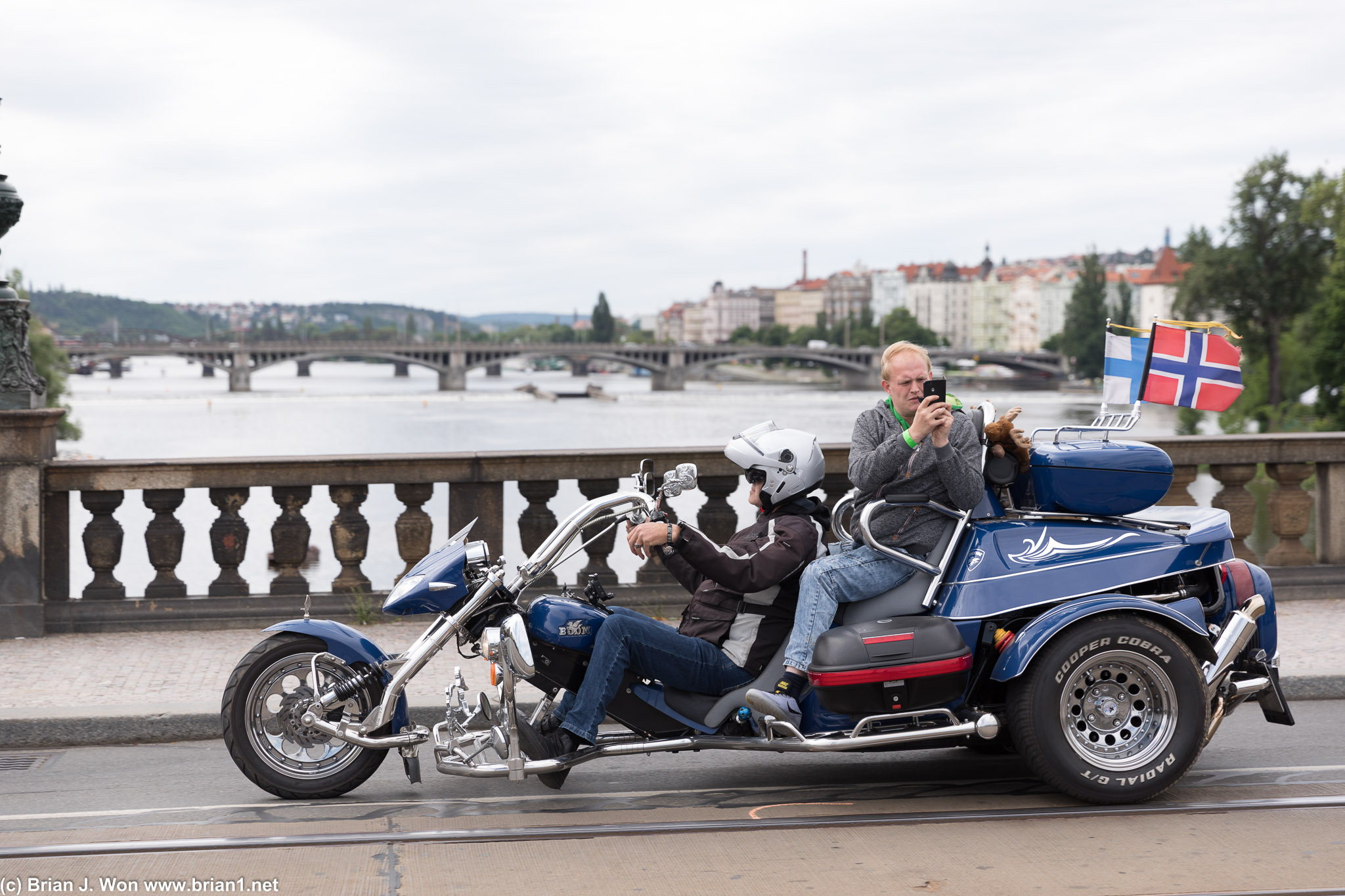 Still not sure what this motorcycle/trike parade was for.