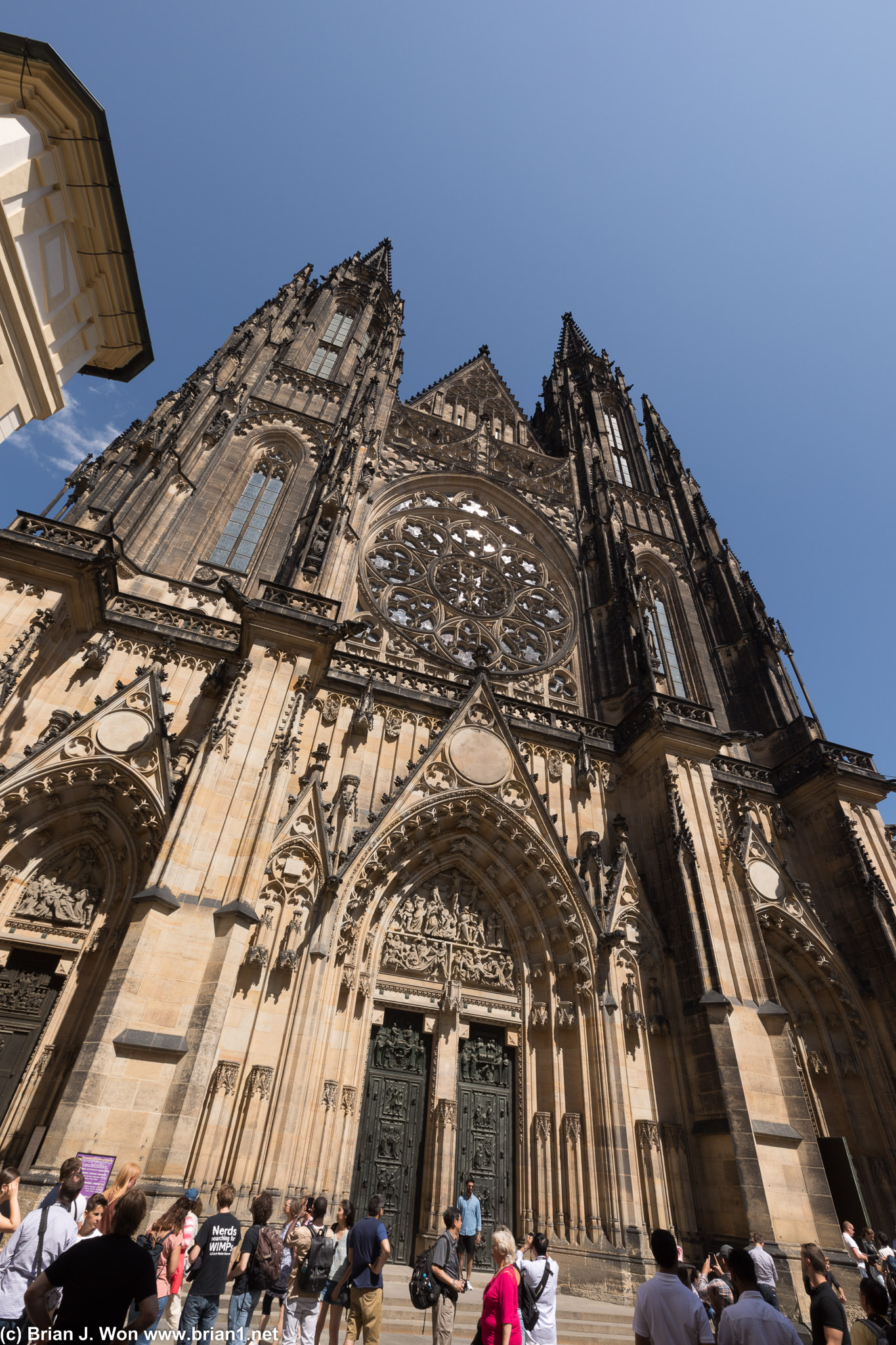 St. Vitus Cathedral, part of the Prague castle complex.