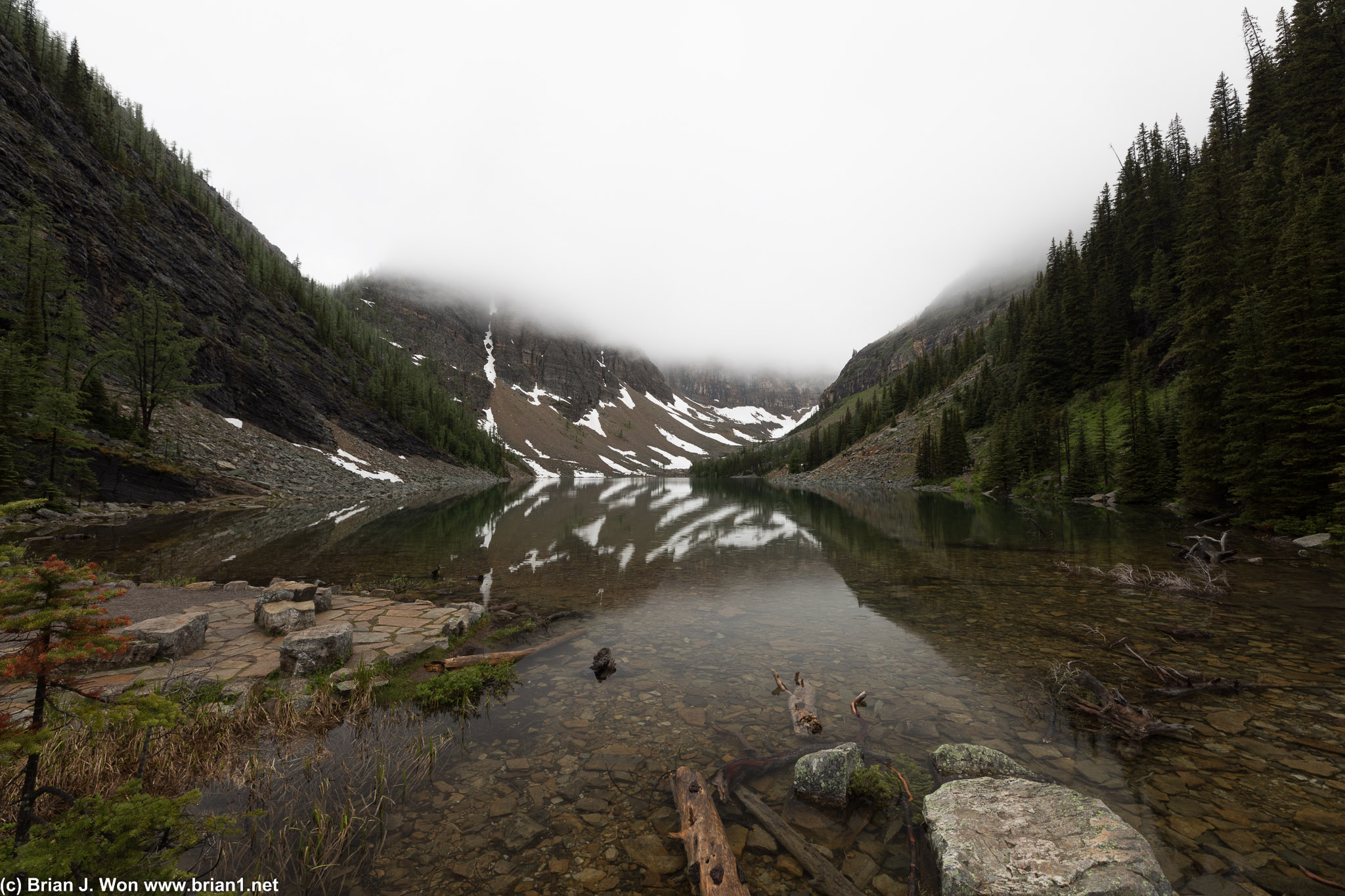 One last look at Lake Agnes.