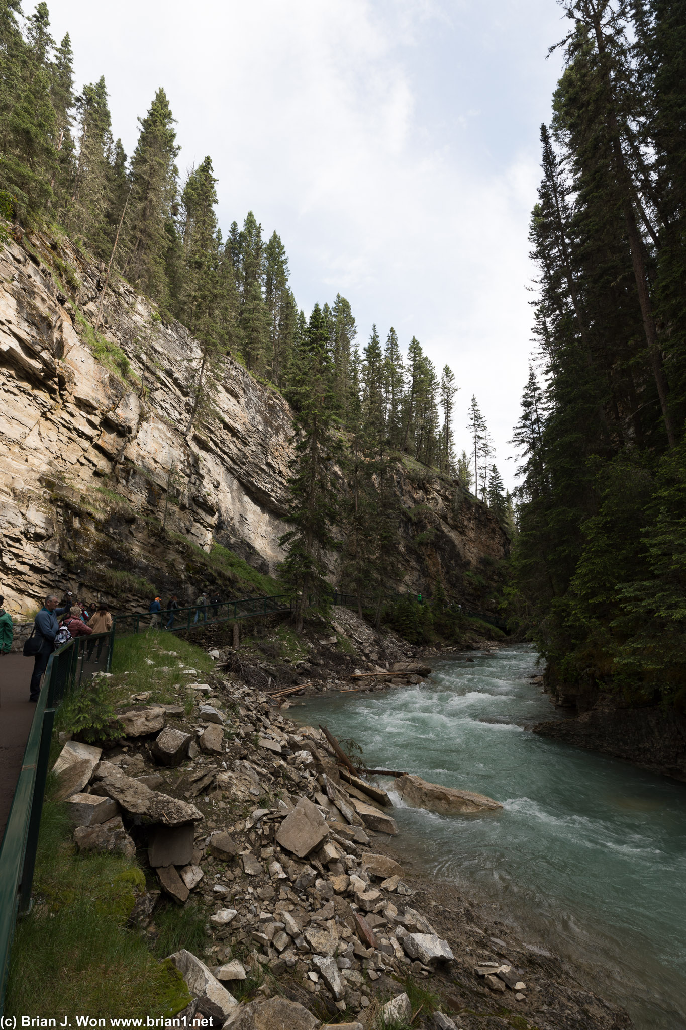 Johnston Canyon had even more amazing views, but a lot of the trail was too narrow to stop and take a picture!