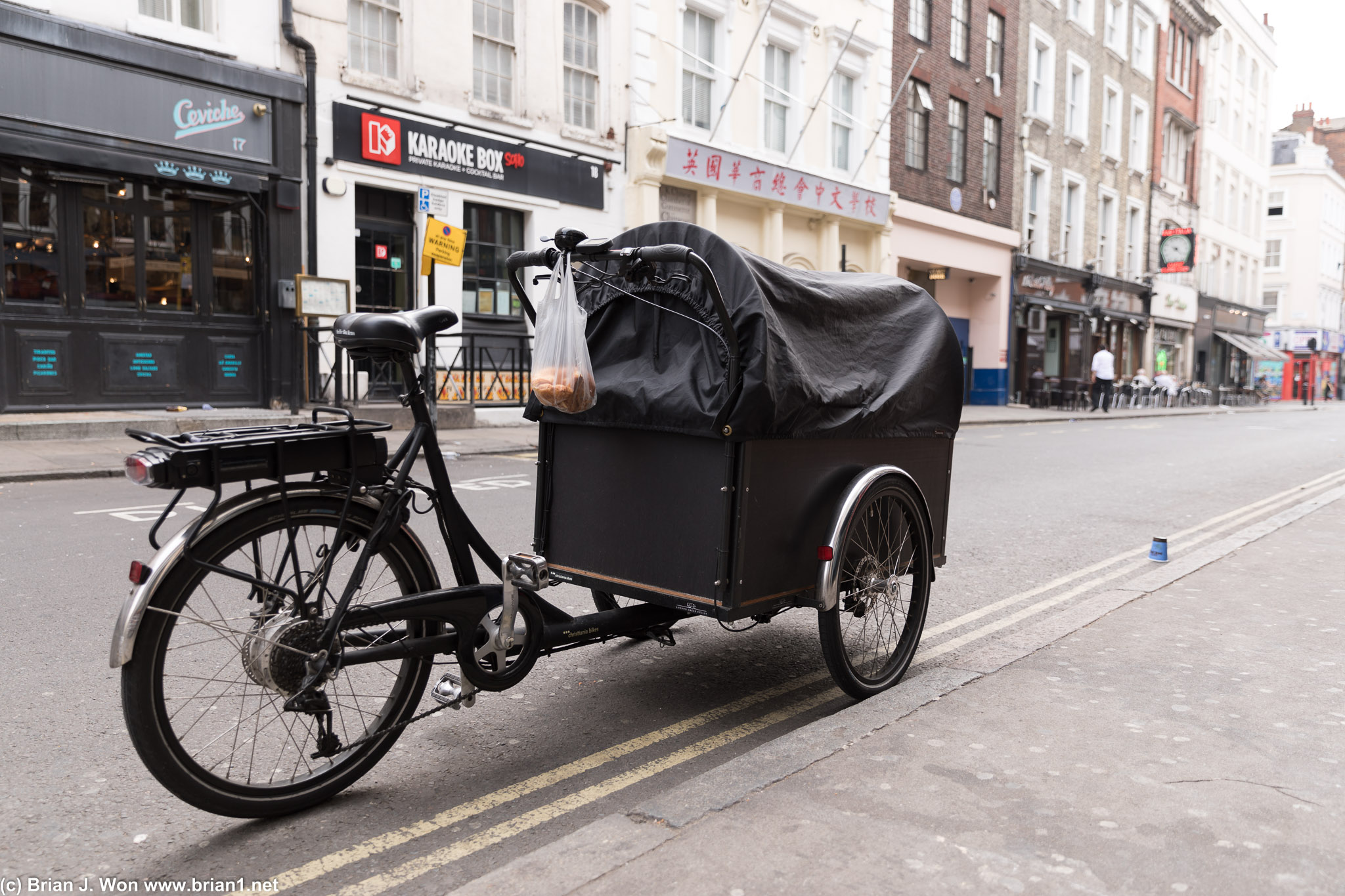 Noodle delivery bicycle. Aka the most important bicycle in the whole city.