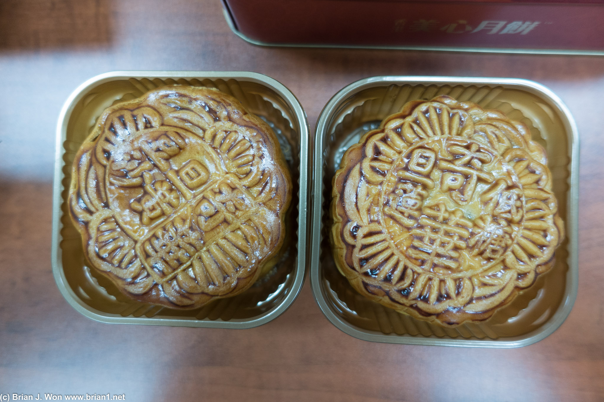 Mooncakes from Kee Wah for Mid-Autumn Festival.