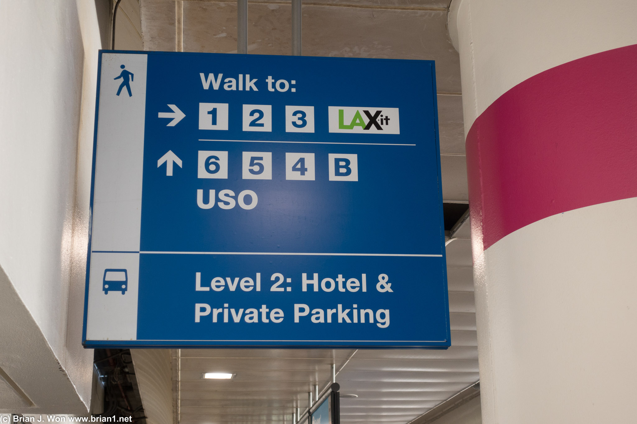 If you can't find LAX-it for your rideshare from Terminal 7, that's because you're not paying attention.