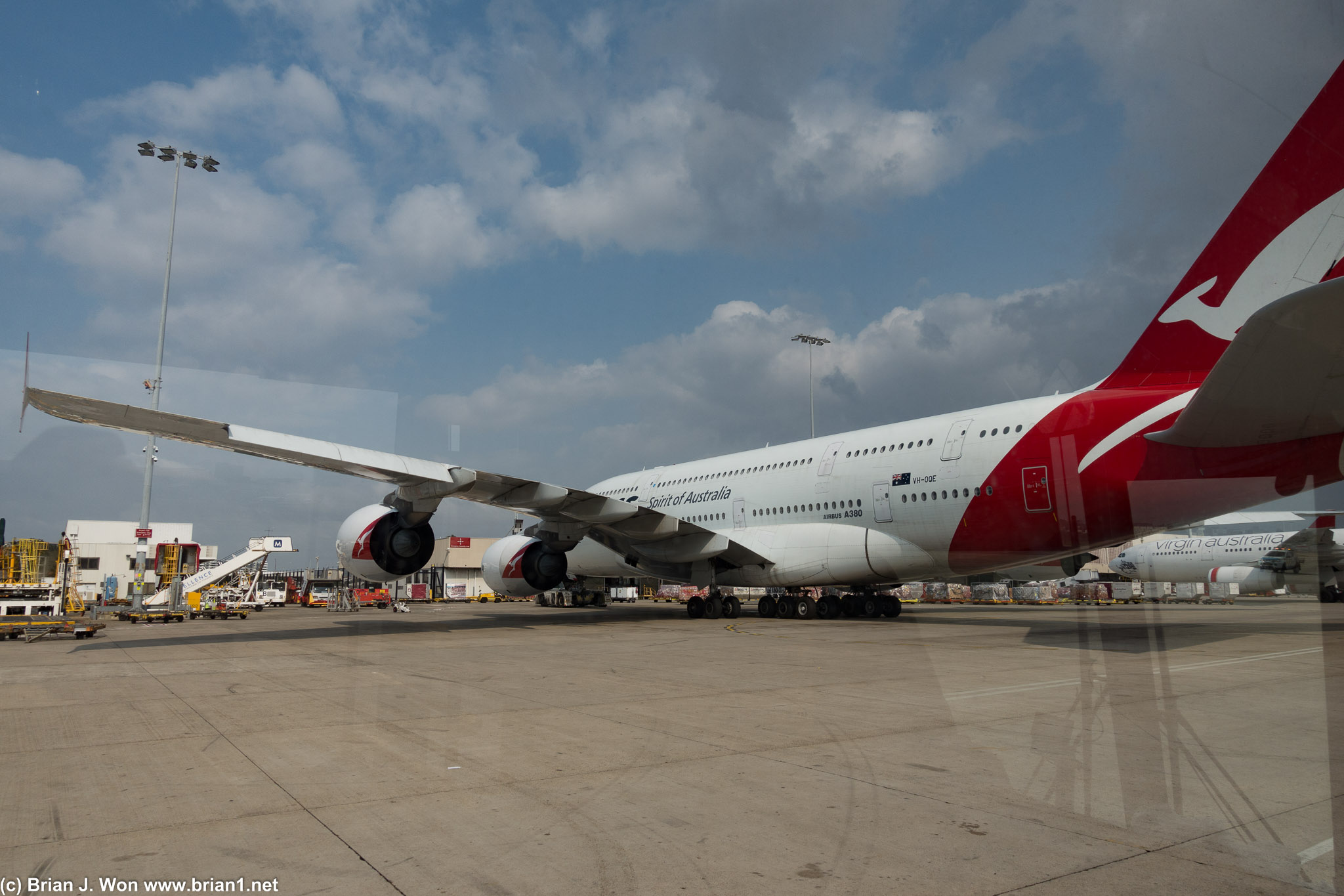 Qantas A380.