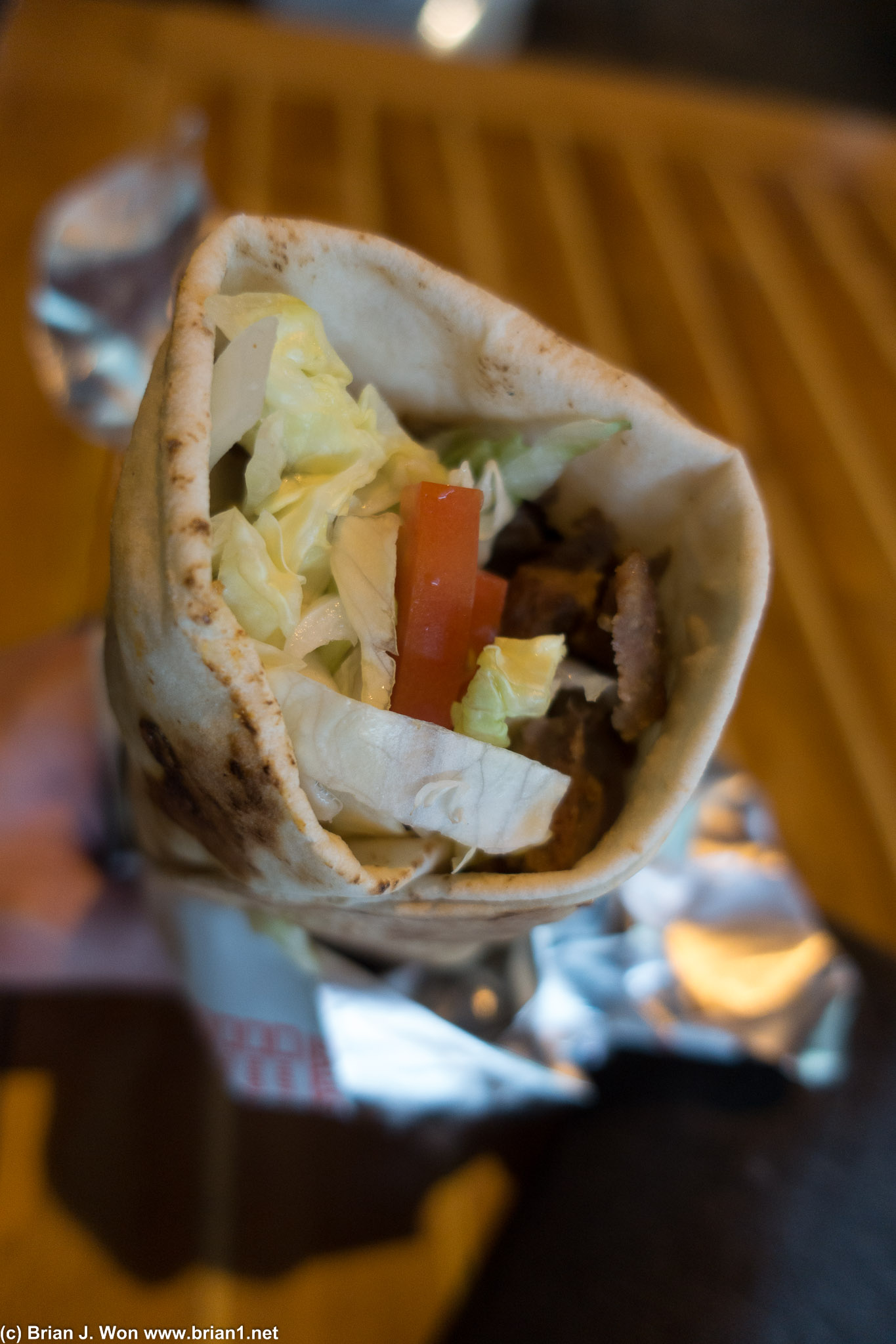 Kebab 'n Roll. So-so but something about it hit the spot.