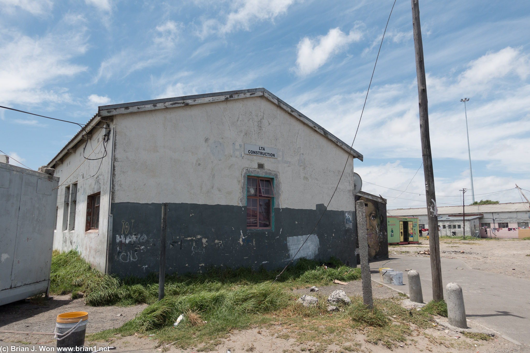 Older hostels in Langa Township. 3 adults to a single room.